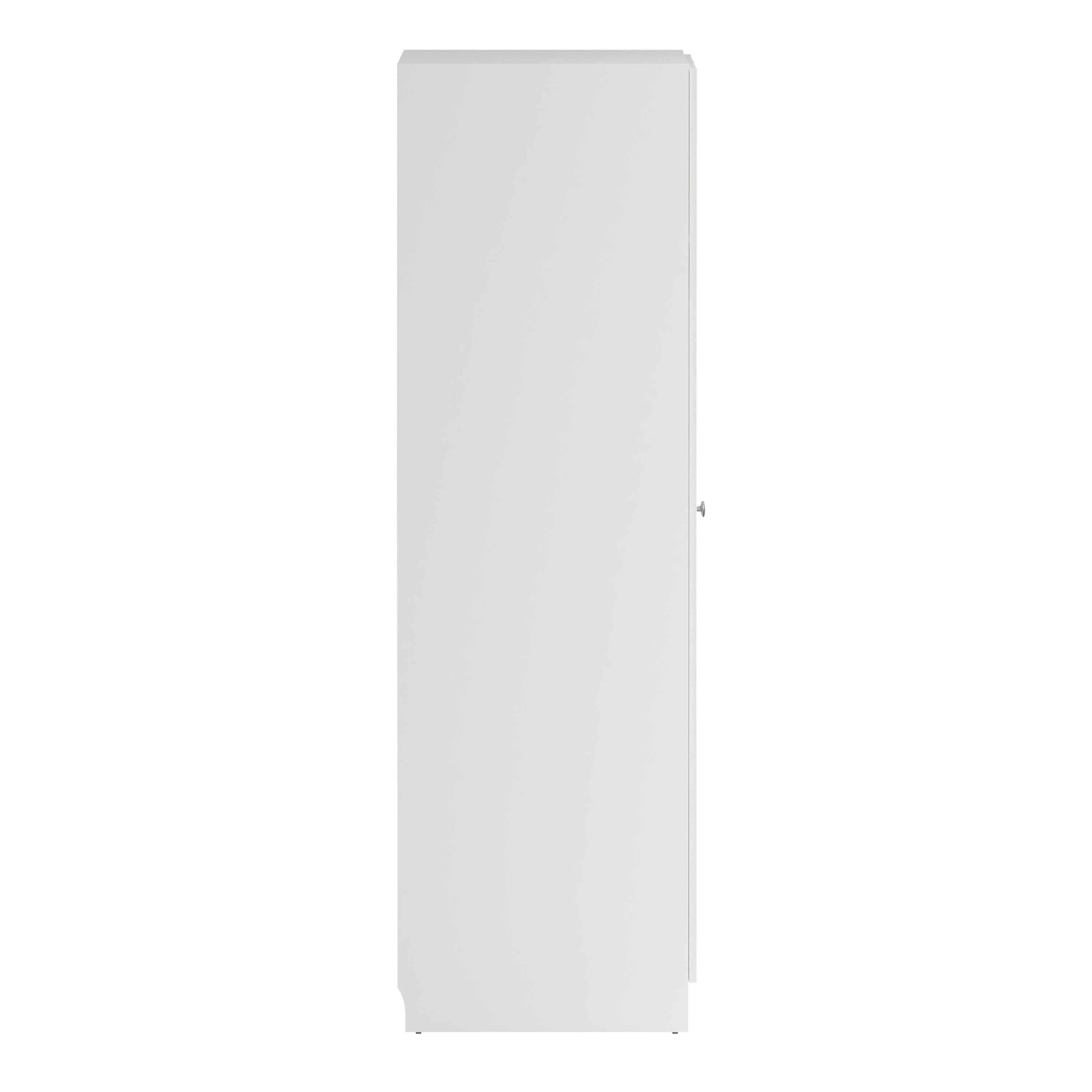 Brande Wardrobe with 2 Frame Doors in White – FTG, view 4