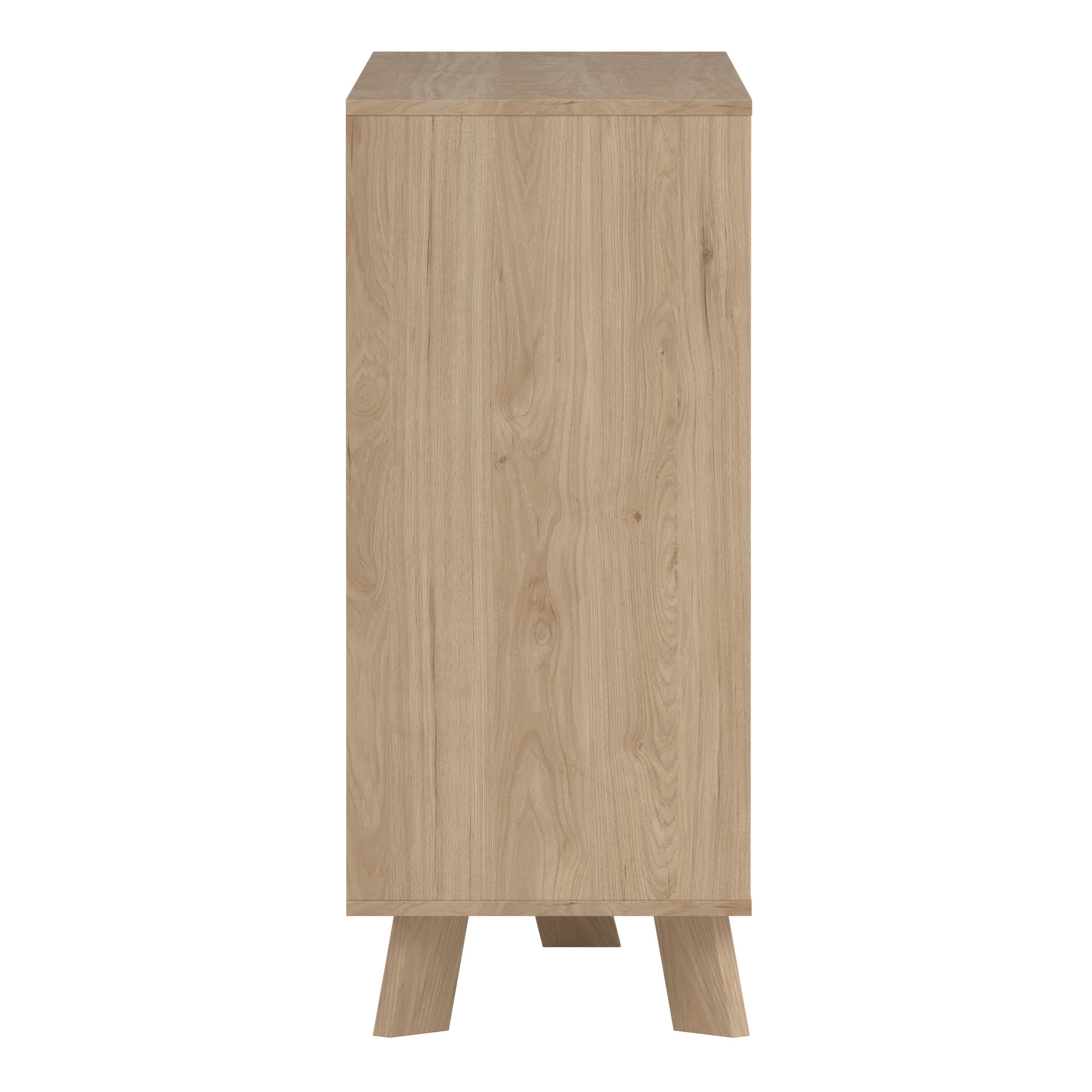 Ikast 6 Drawers Double Dresser in Jackson Hickory and White – FTG, view 4