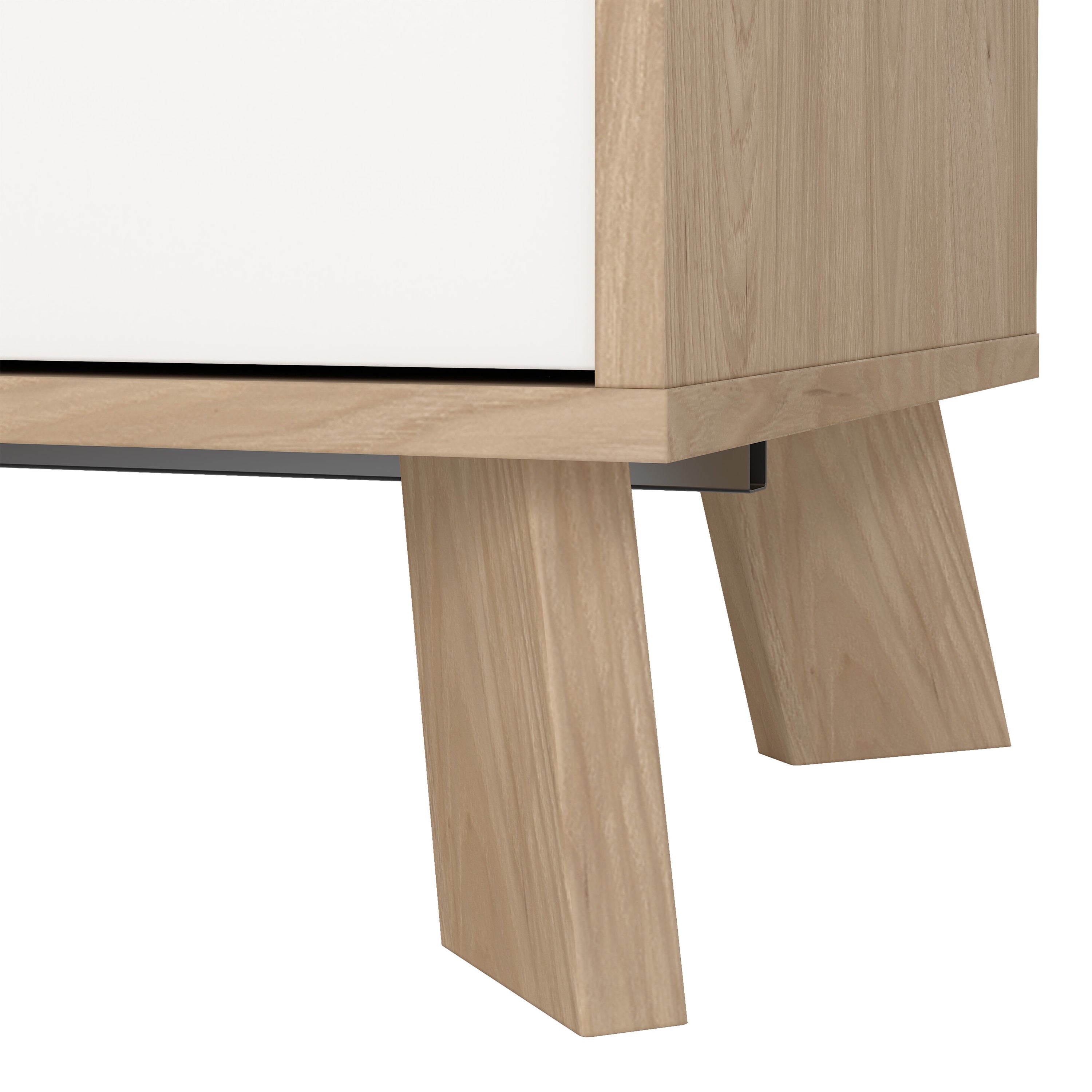Ikast Sideboard 2 Doors + 3 Drawers in Jackson Hickory and White – FTG, view 10