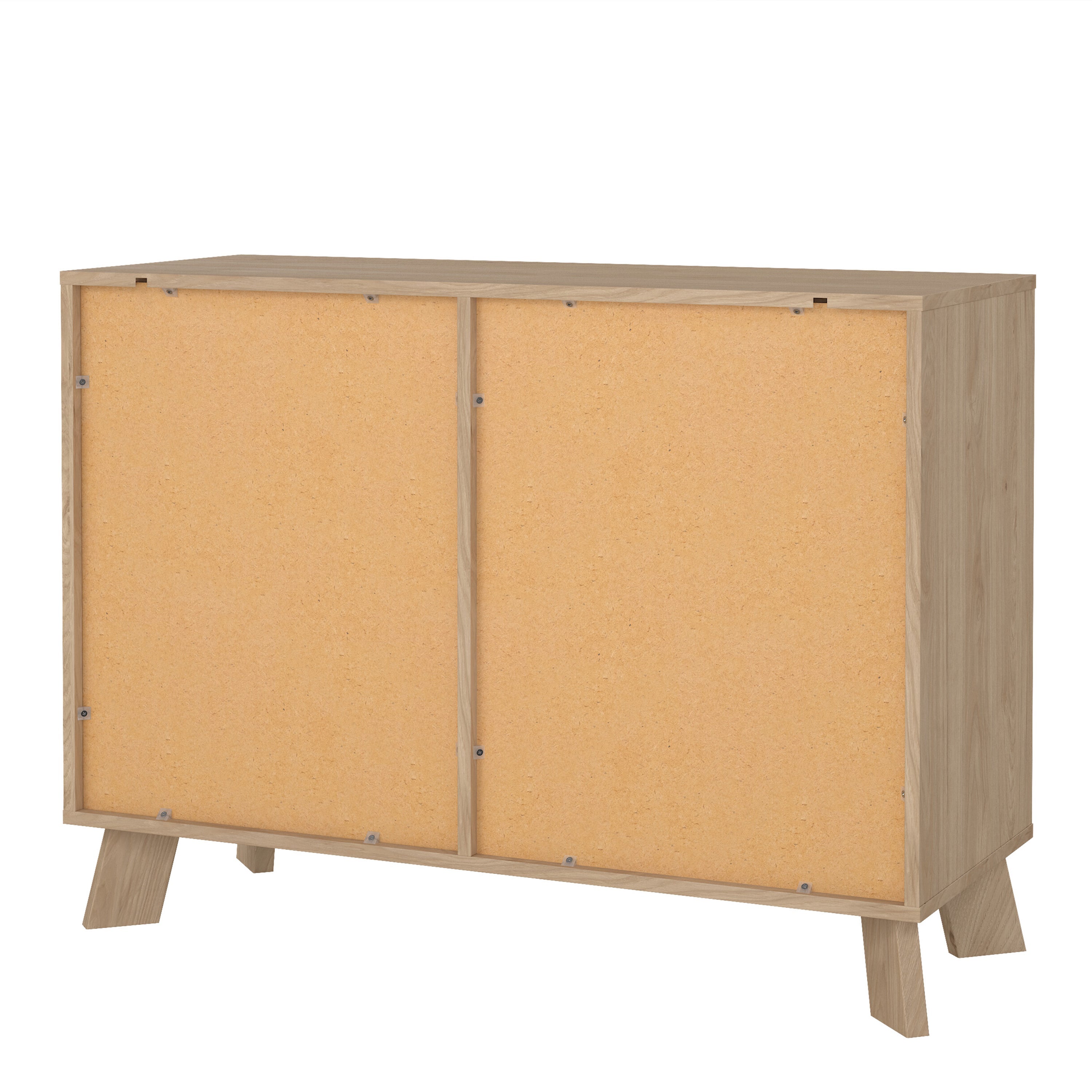 Ikast Sideboard 2 Doors + 1 Drawer in Jackson Hickory and White – FTG, view 5