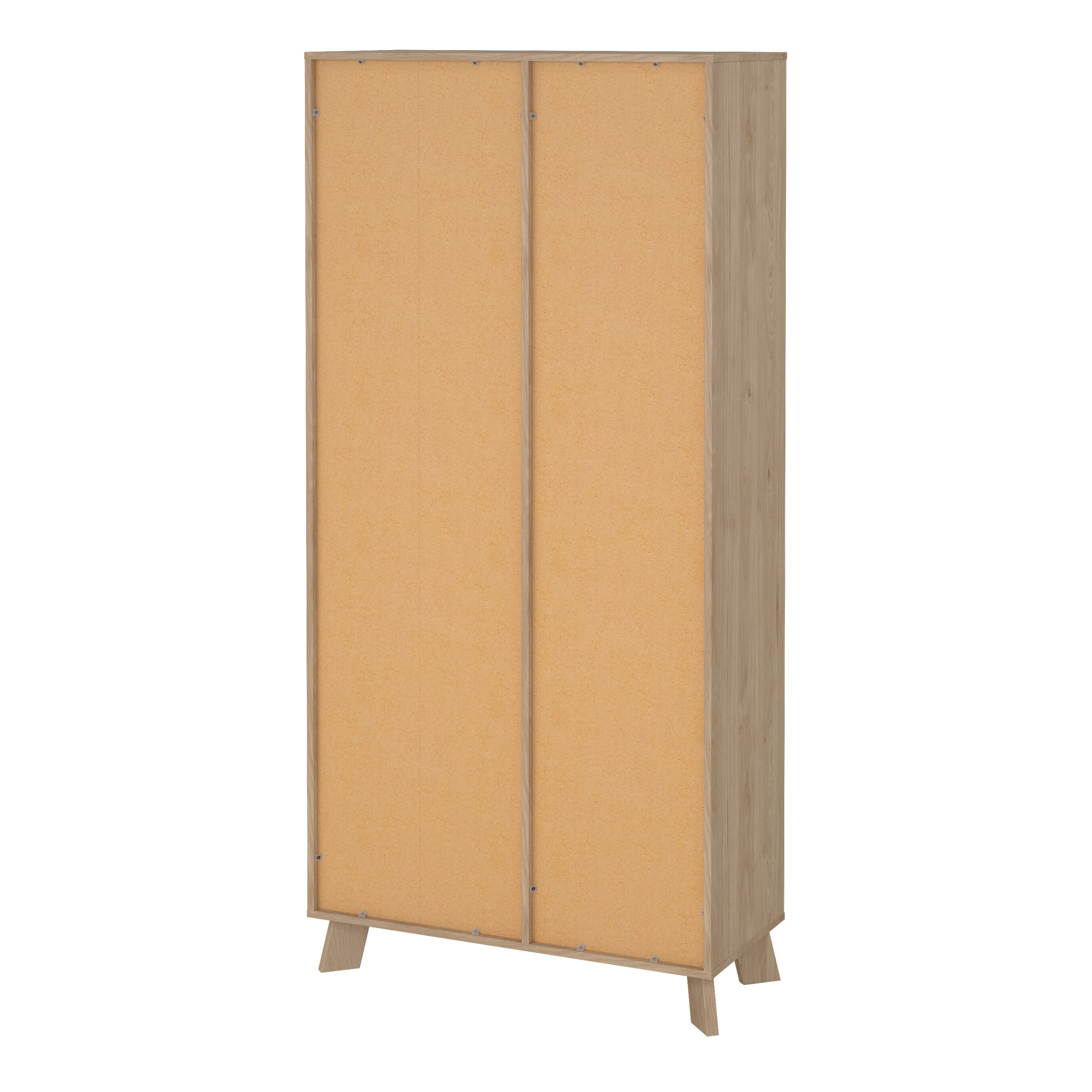 Ikast China Cabinet 2 Doors in Jackson Hickory and White – FTG, view 5