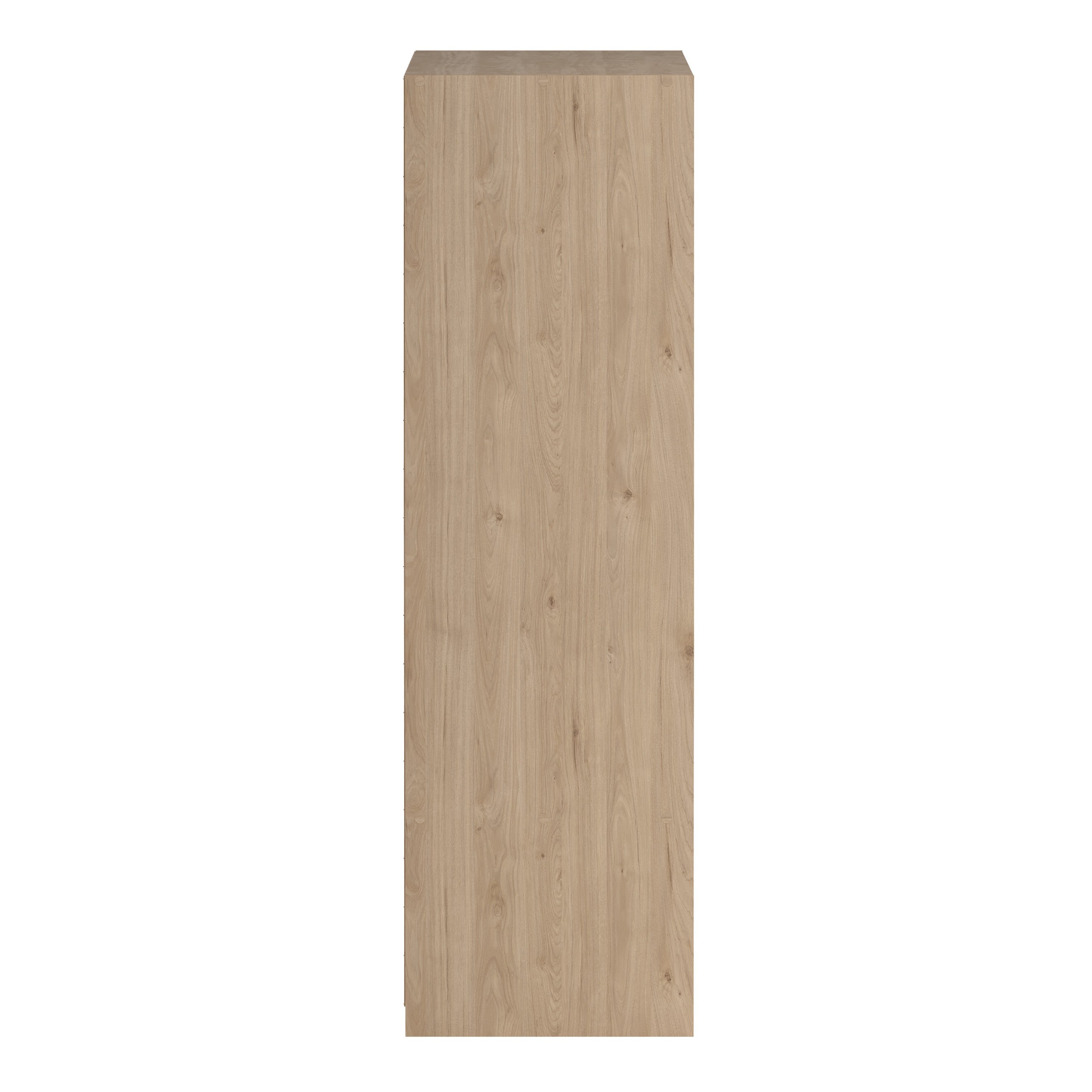 Line Wardrobe with 2 Sliding Doors 1 Sliding Door with Mirror in Jackson Hickory Oak – FTG, view 4