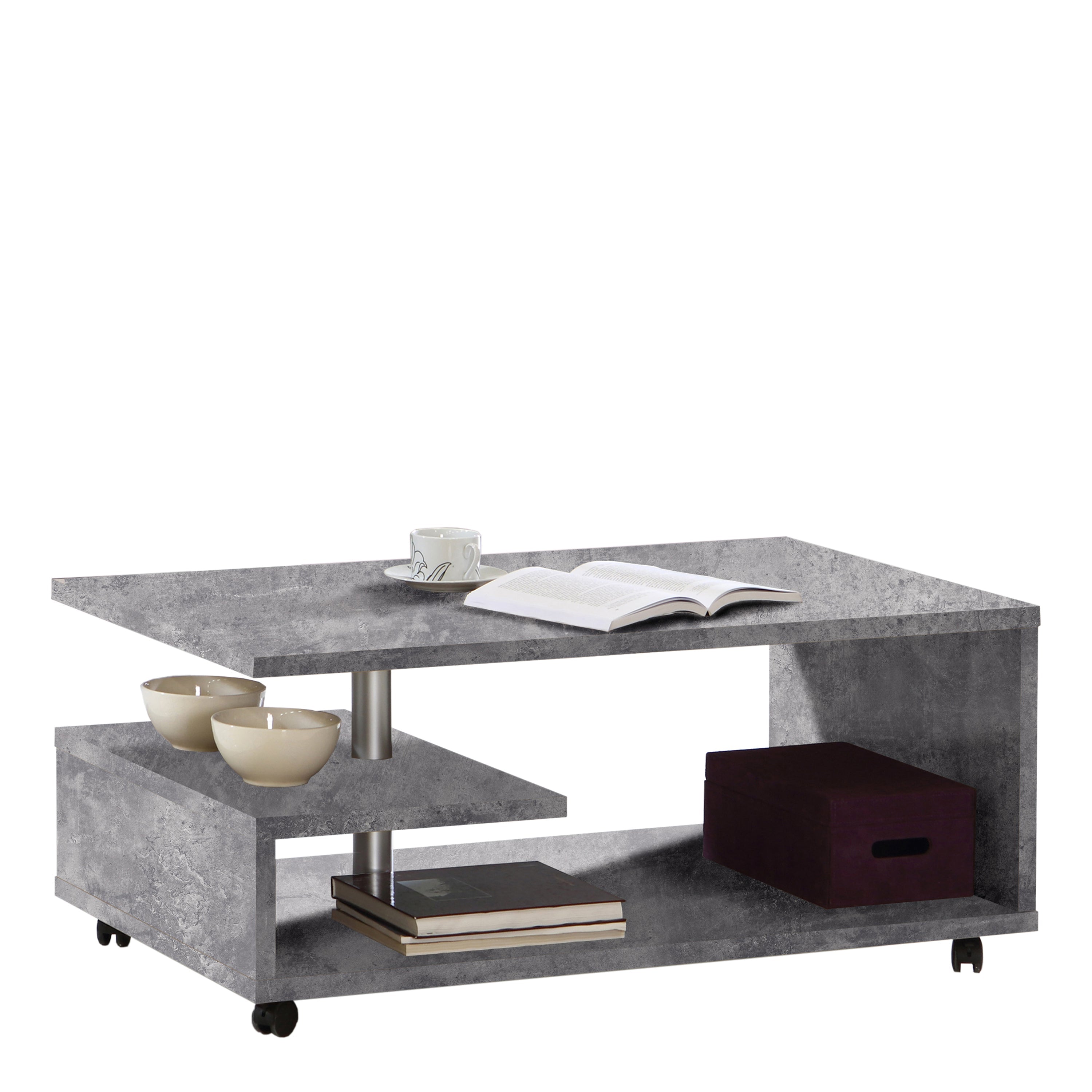 Bailey Coffee Table in Concrete Grey – FTG