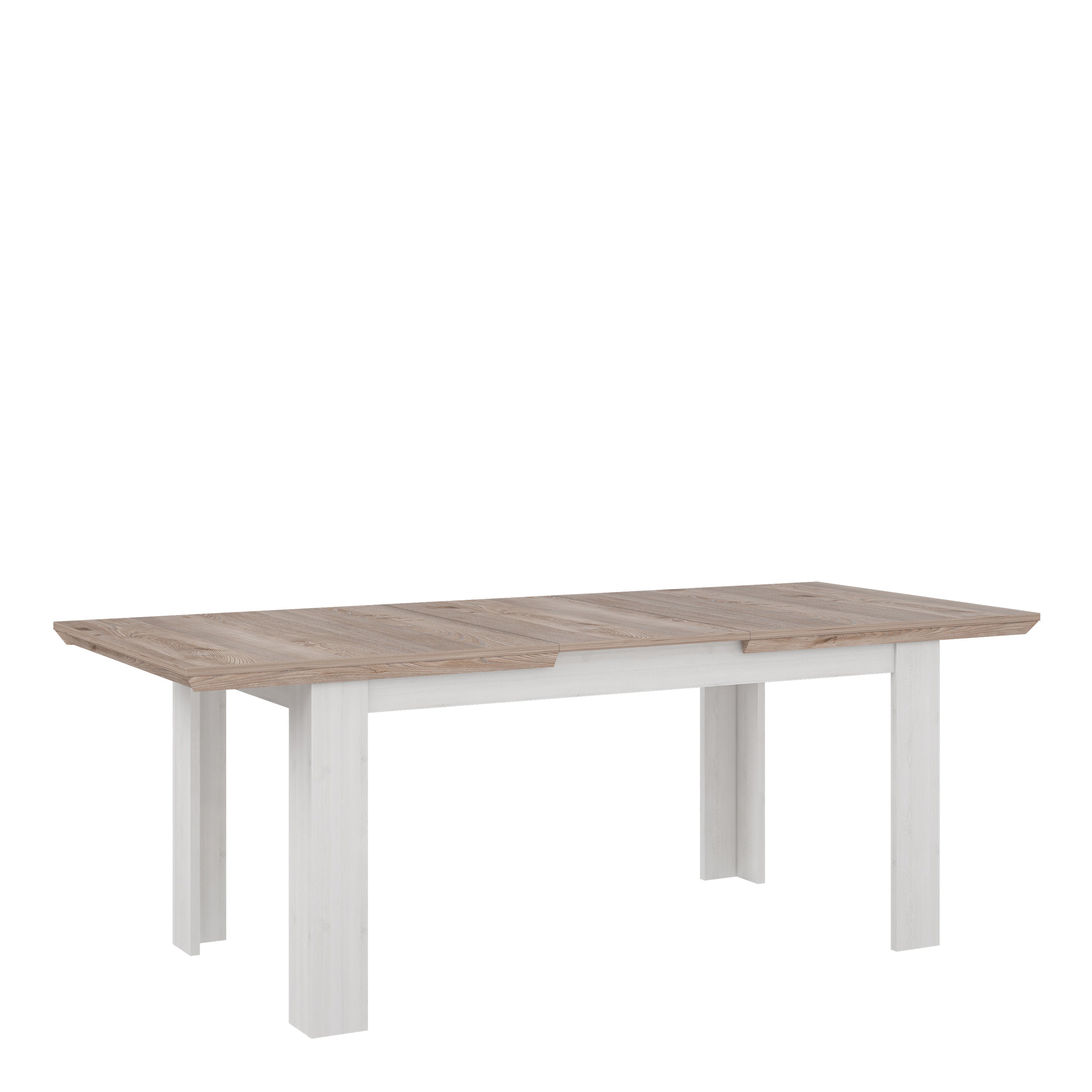 Illopa Extending Dining Table 160-207cm in Oak Nelson/Snowy Oak – FTG, view 3