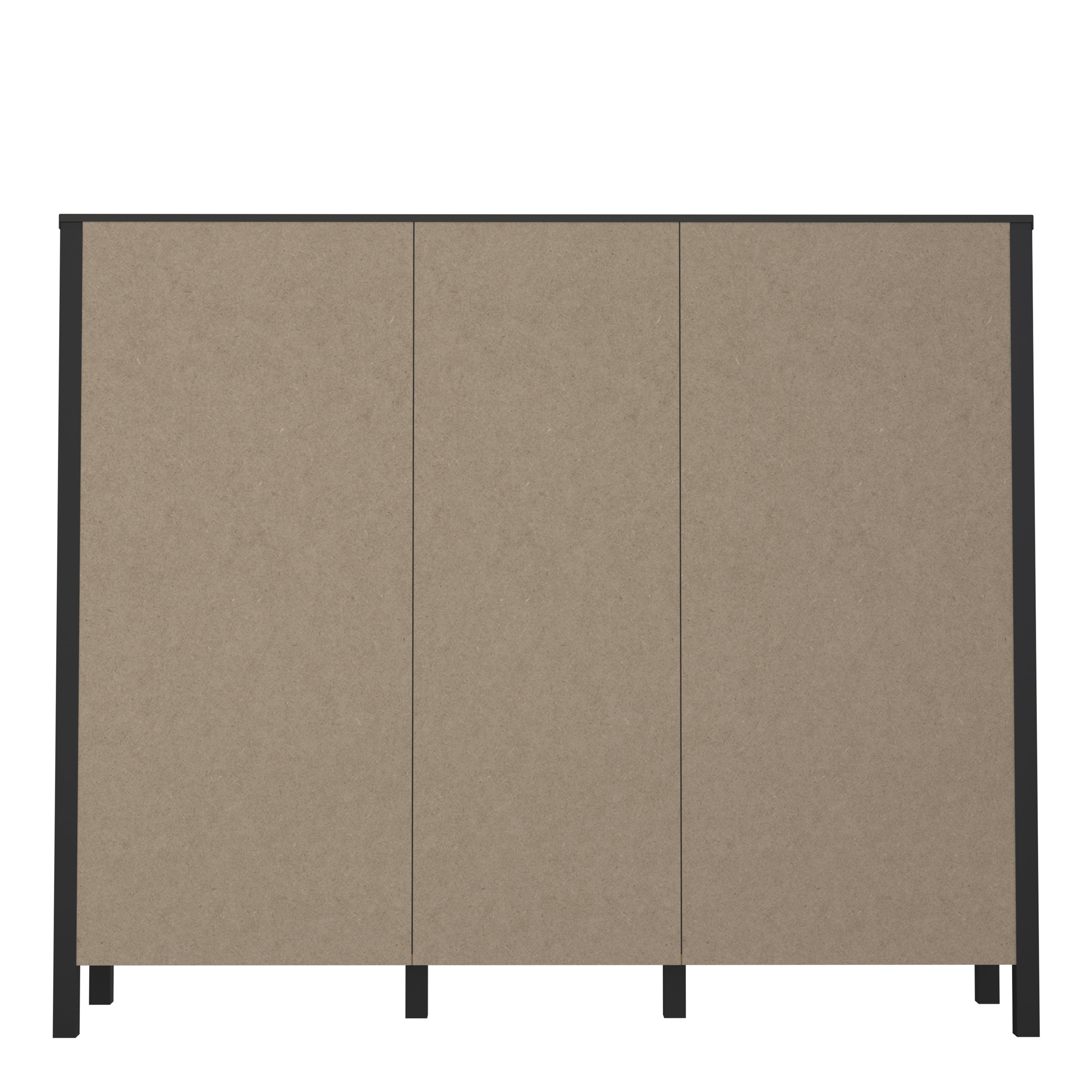 High Rock Shelf Unit in Matt Black/Riviera Oak – FTG, view 6