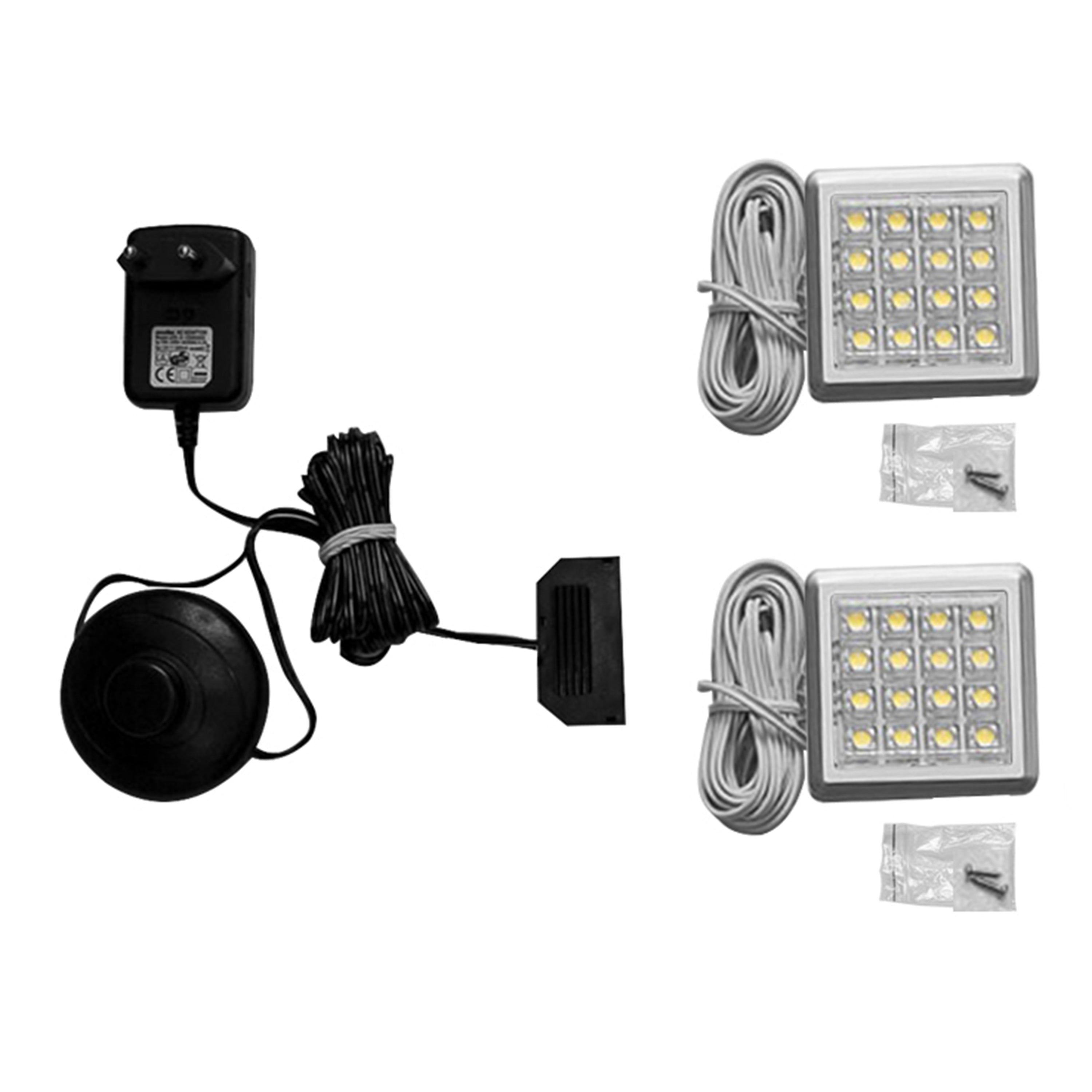 LED Down Light Set for Cabinets with Foot Switch – FTG