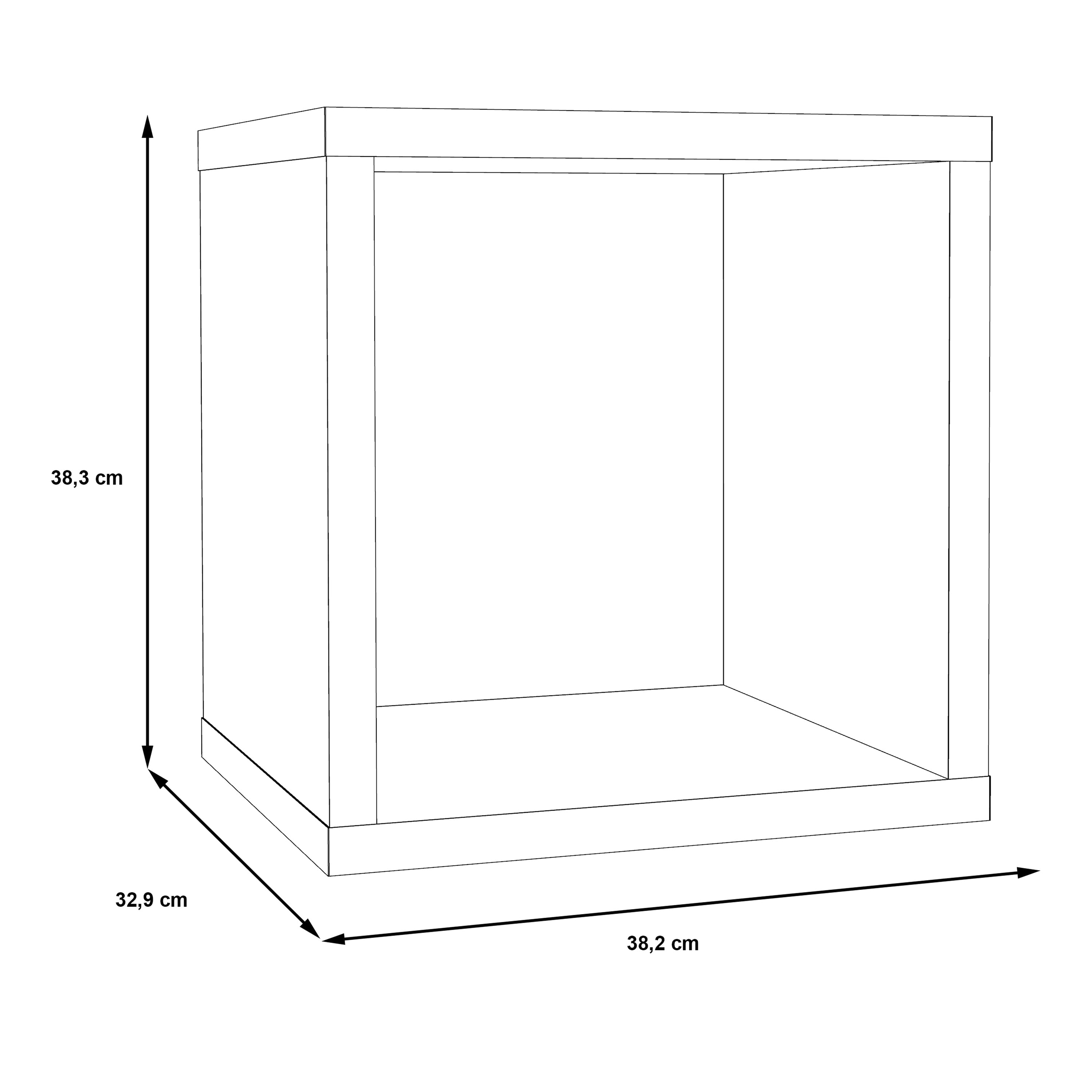 Mauro Singular Storage Unit in Matt White – FTG, view 5