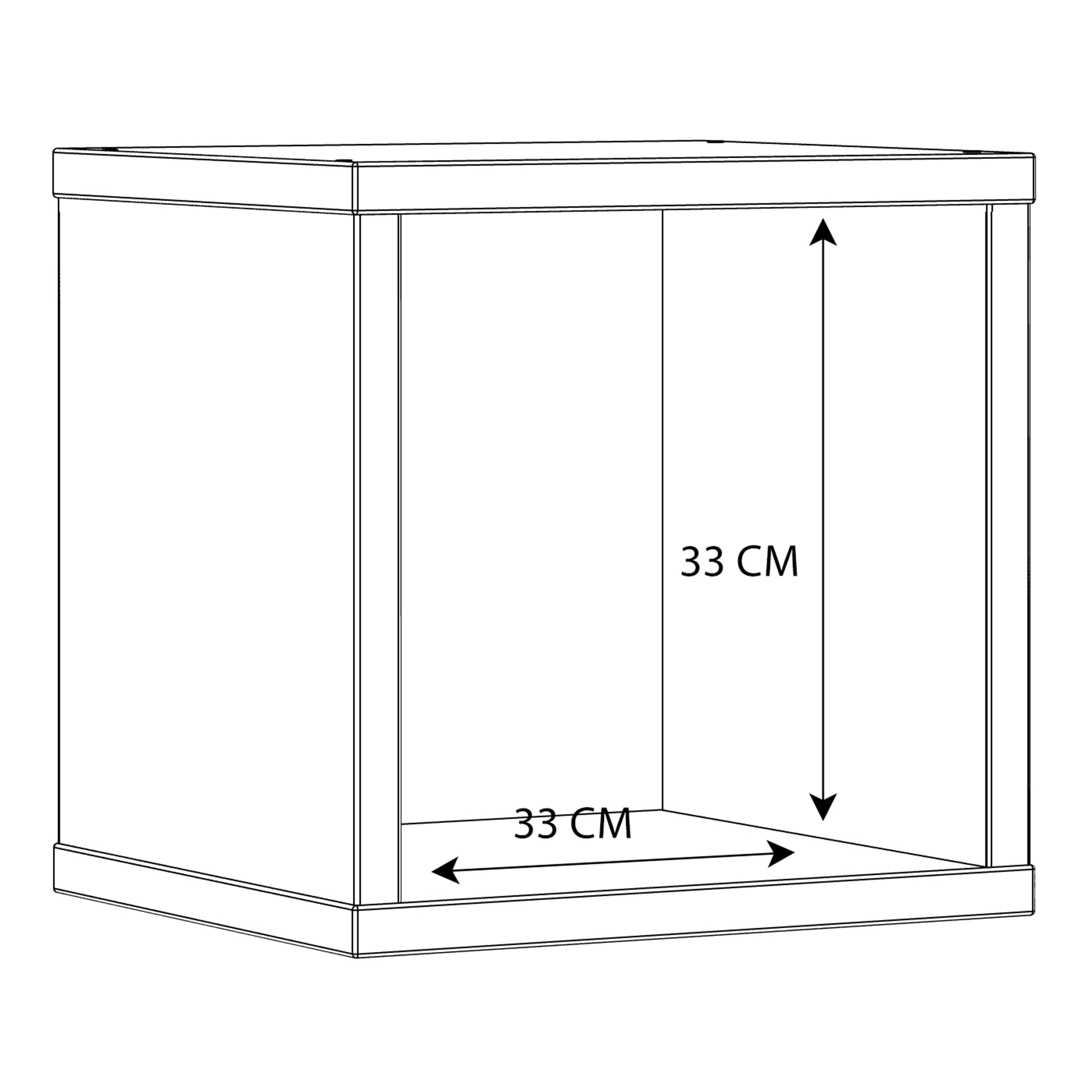 Mauro Singular Storage Unit in White High Gloss/White – FTG, view 10