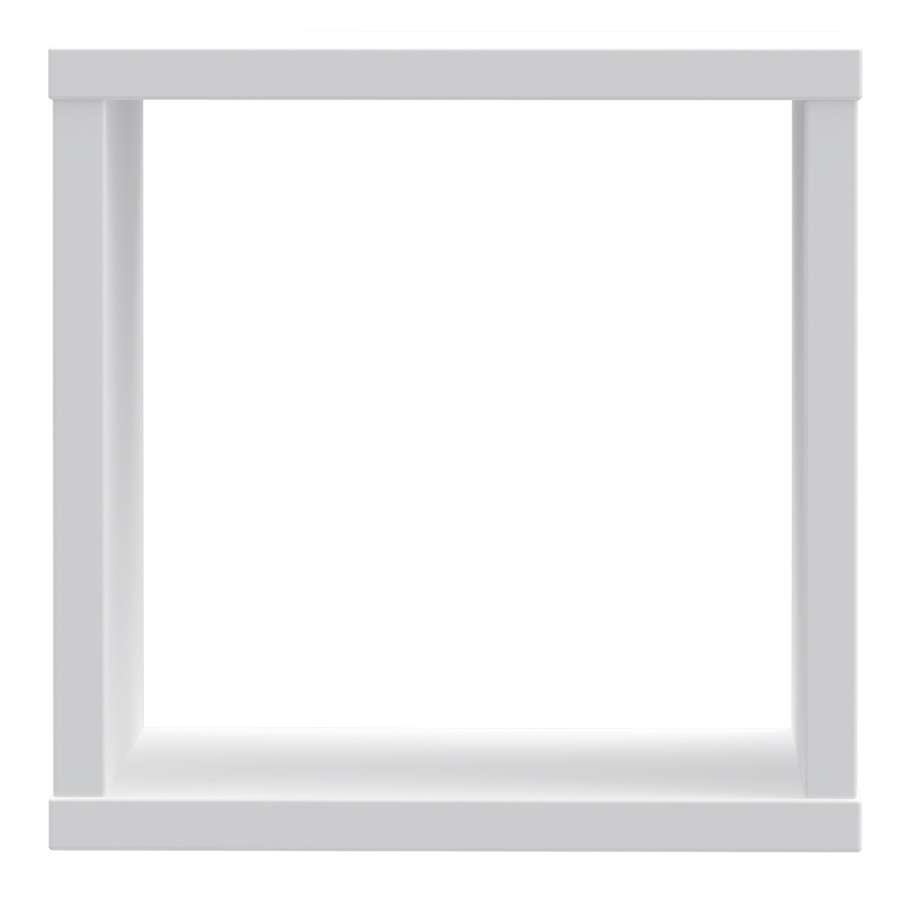 Mauro Singular Storage Unit in White High Gloss/White – FTG, view 2