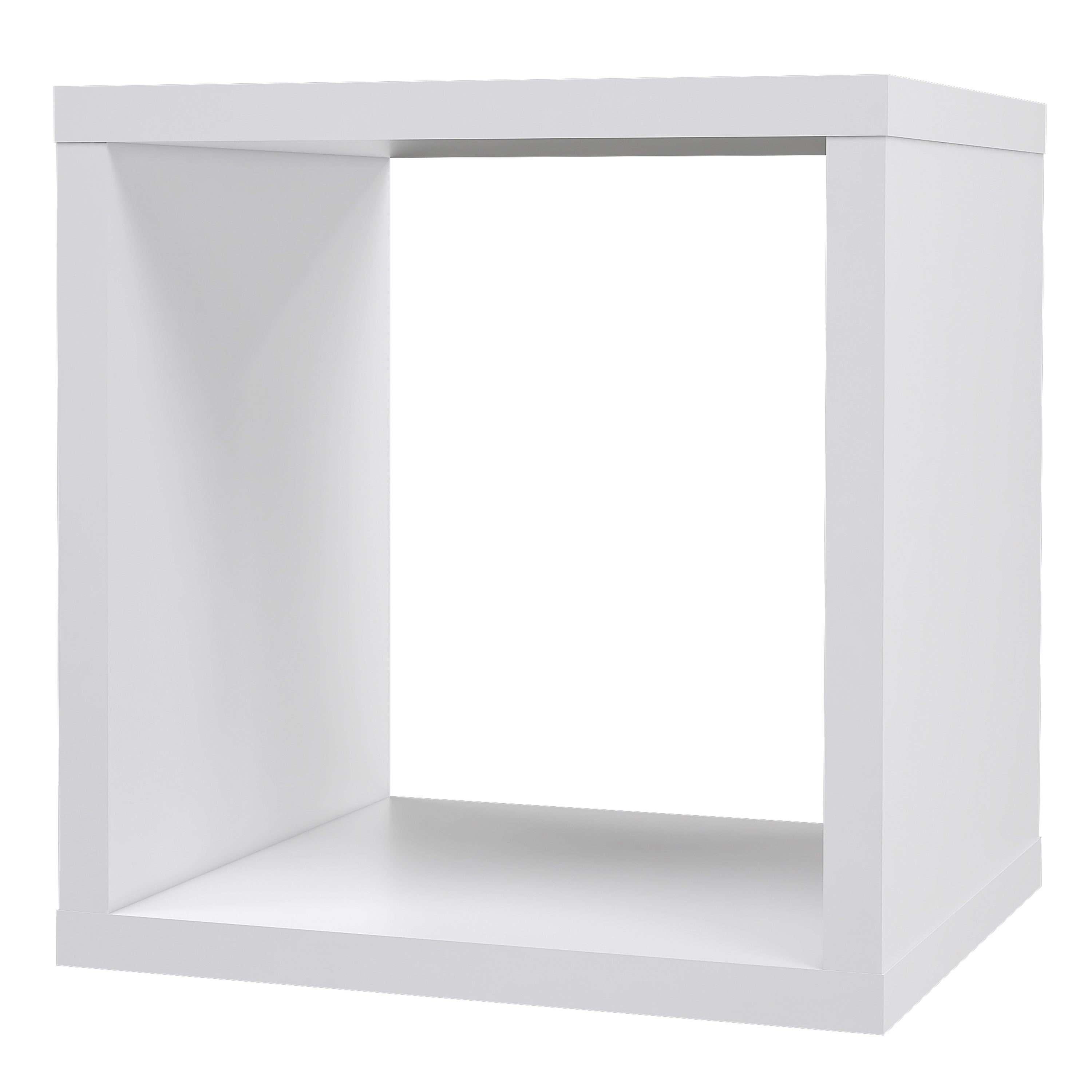 Mauro Singular Storage Unit in White High Gloss/White – FTG, view 3