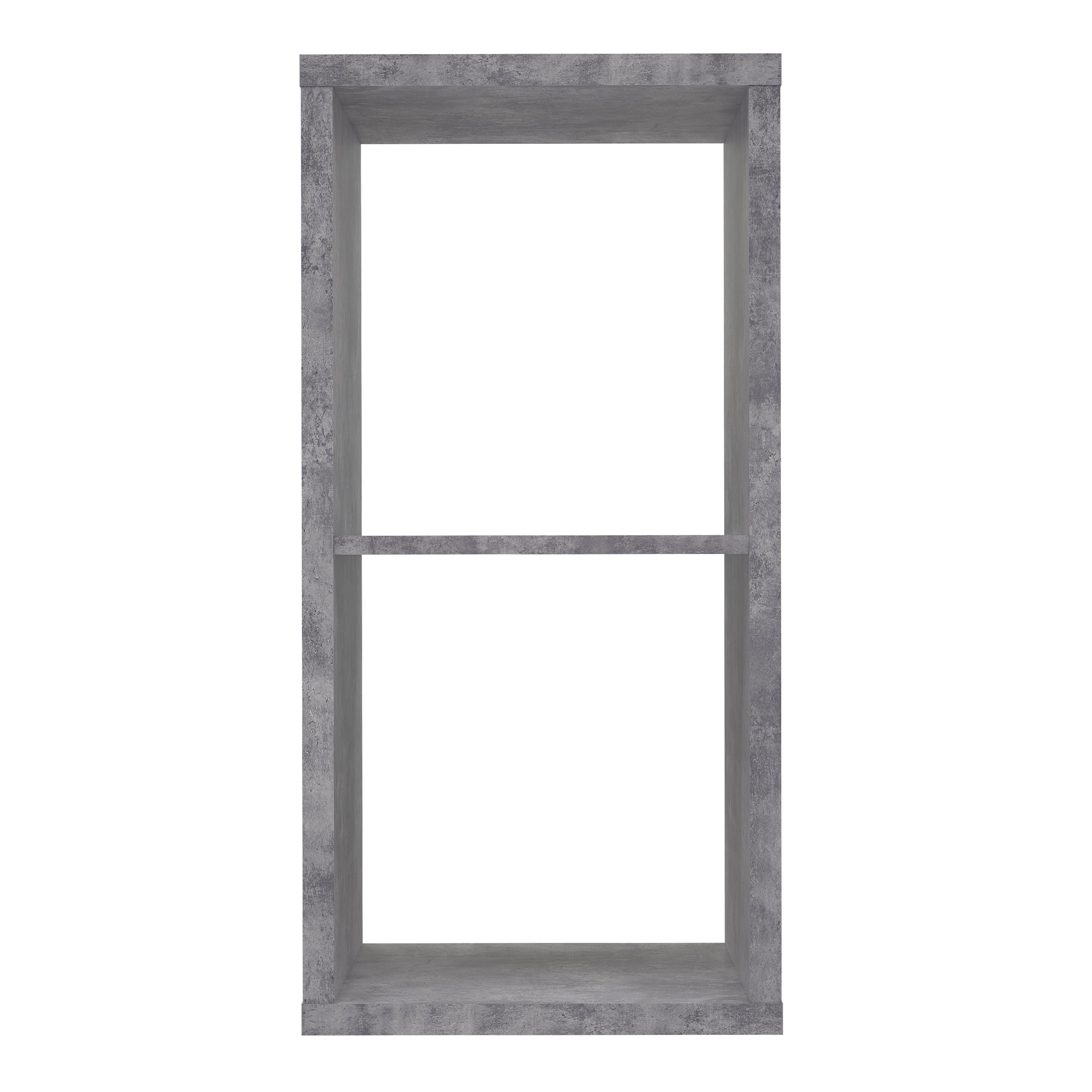 Mauro 1 Shelf Storage Unit in Concrete Grey – FTG, view 2
