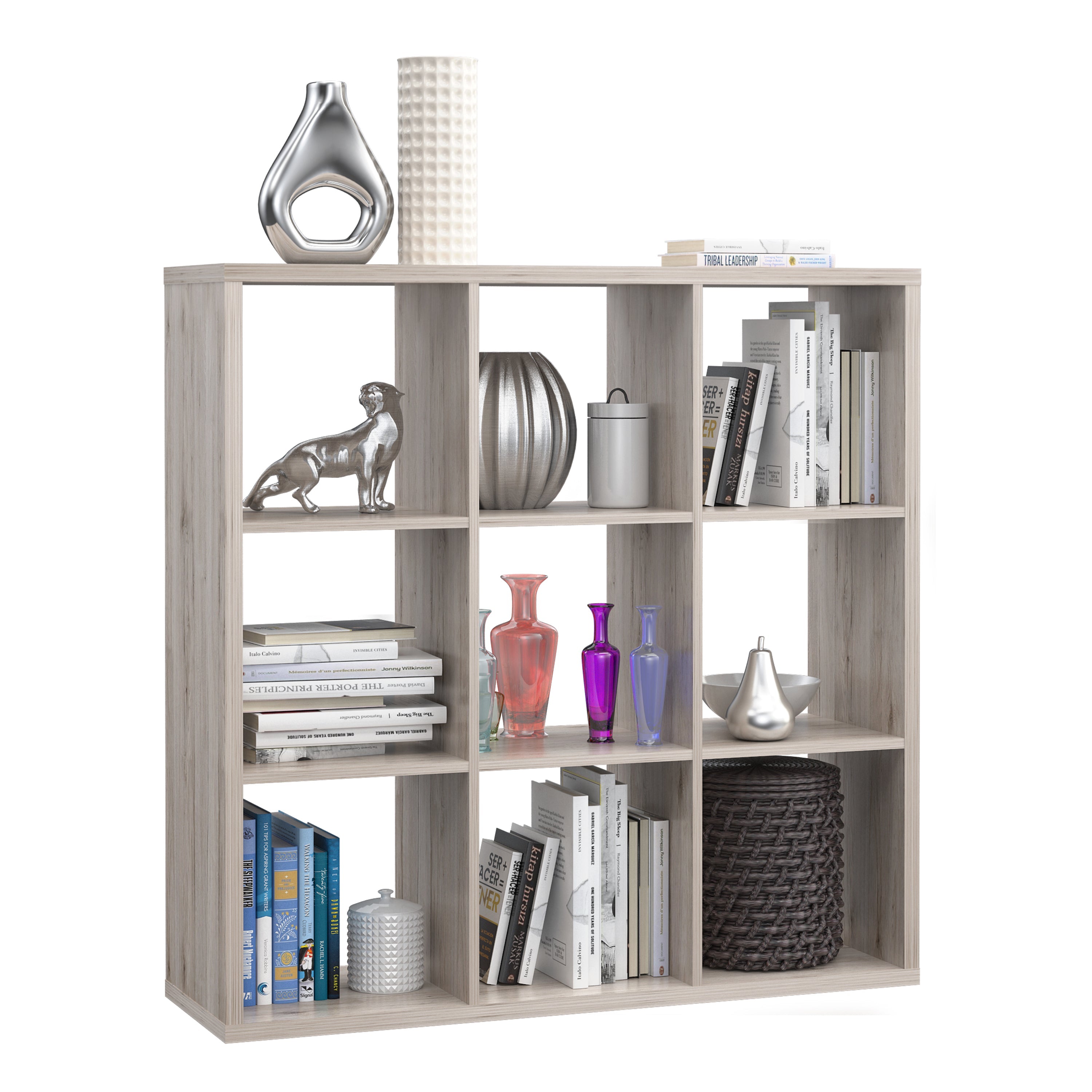 Mauro 3x3 Storage Unit in Sand Oak – FTG, view 3