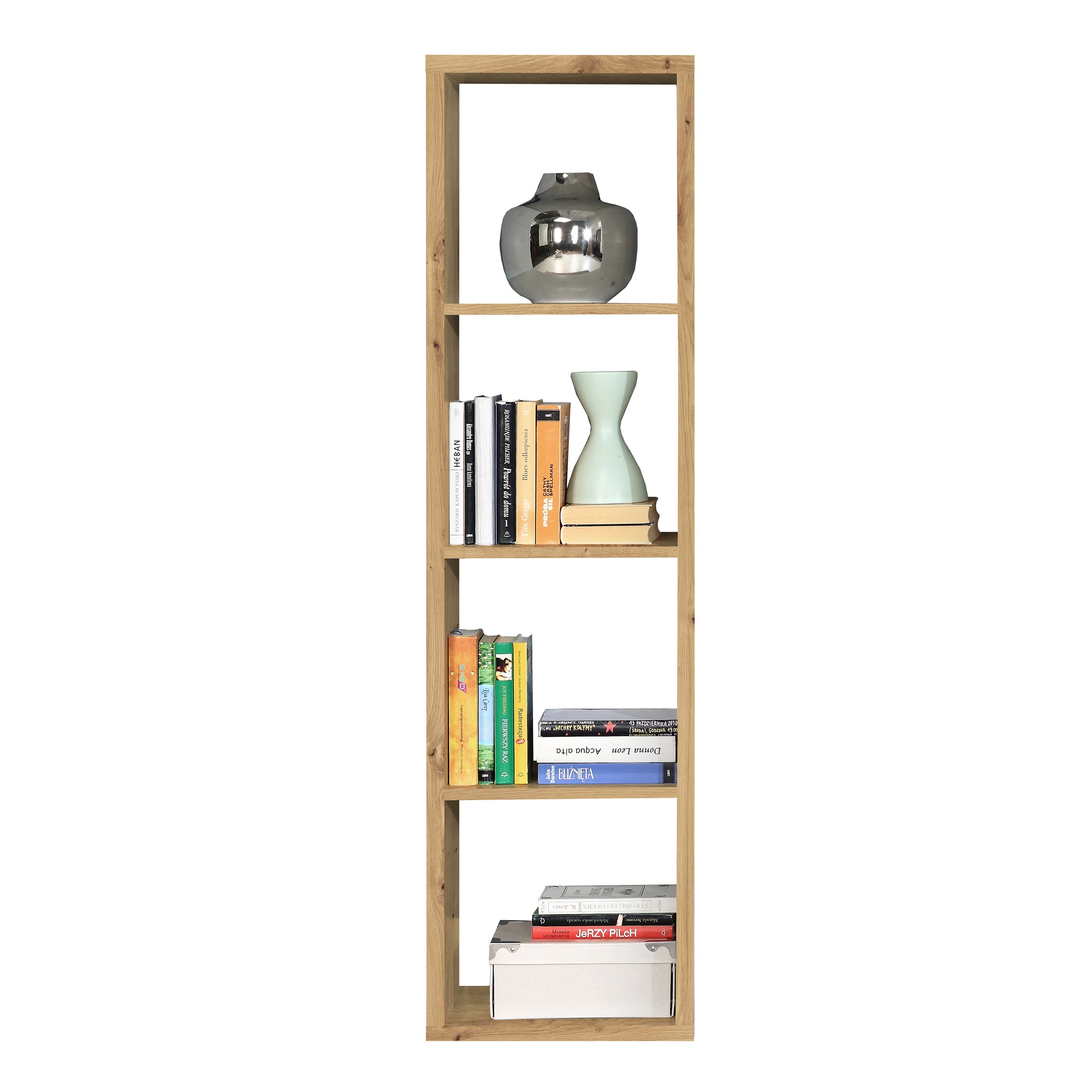Mauro 3 Shelves Storage Unit in Artisan Oak – FTG, view 4