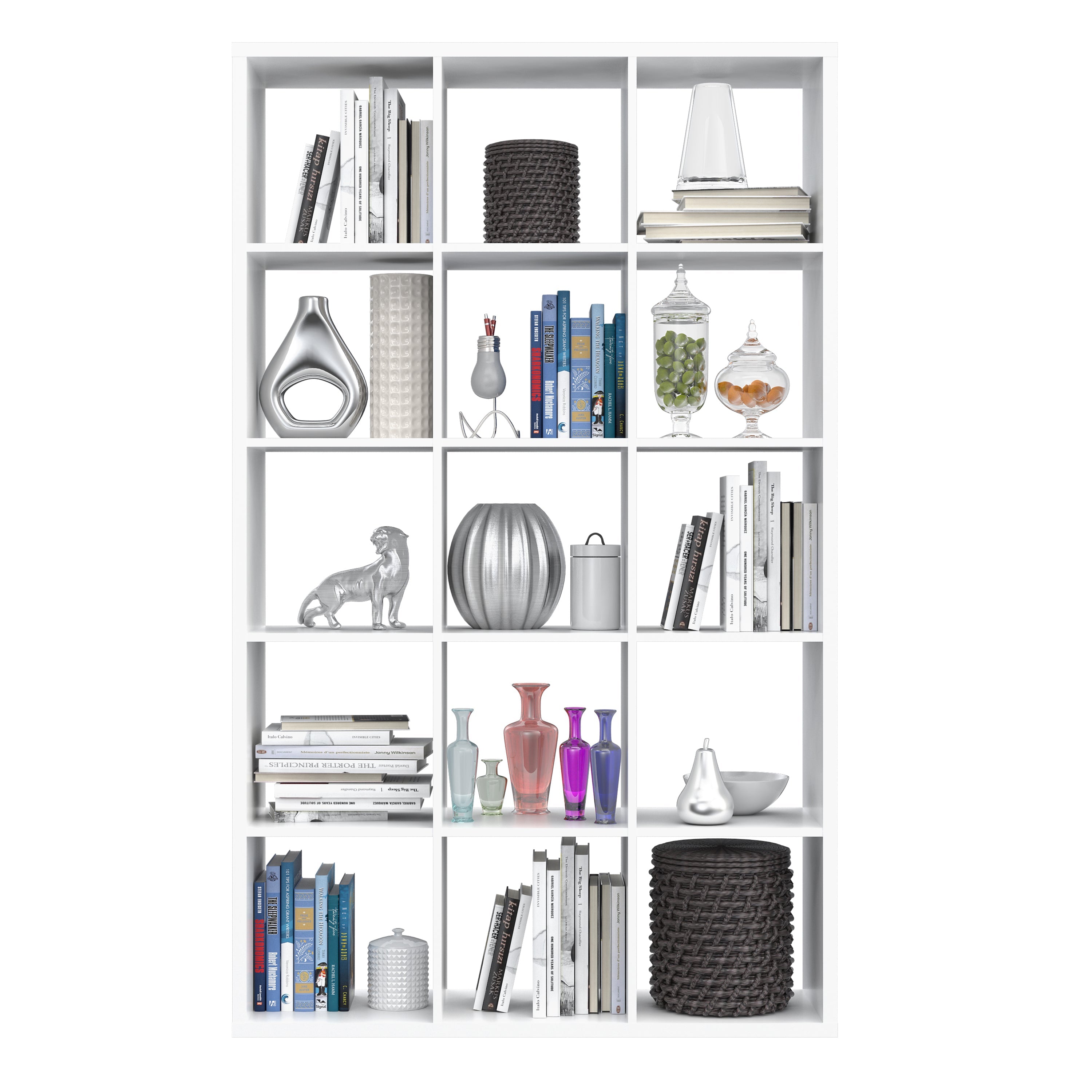 Mauro 3x5 Storage Unit in Matt White – FTG, view 7