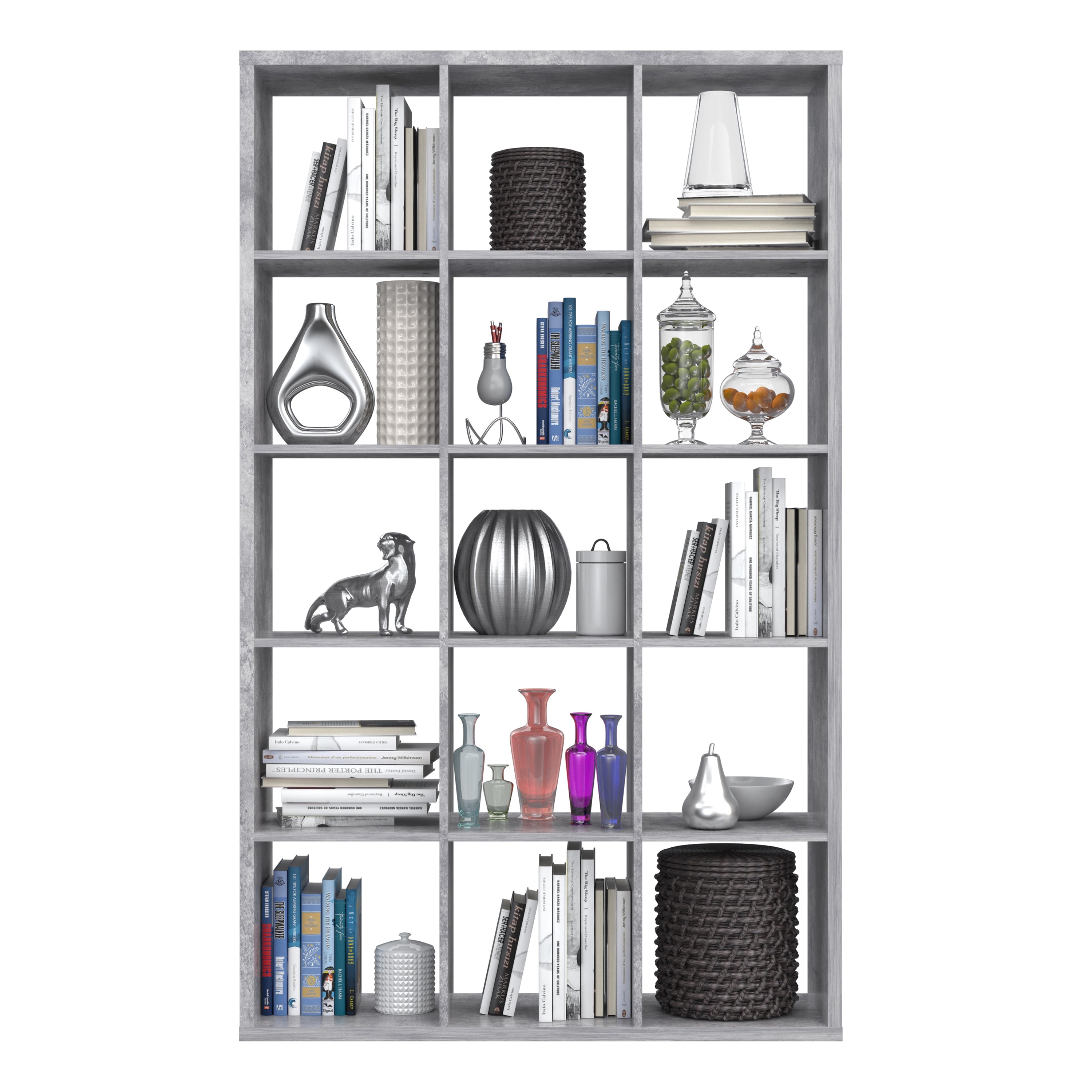 Mauro 3x5 Storage Unit in Concrete Grey – FTG, view 4
