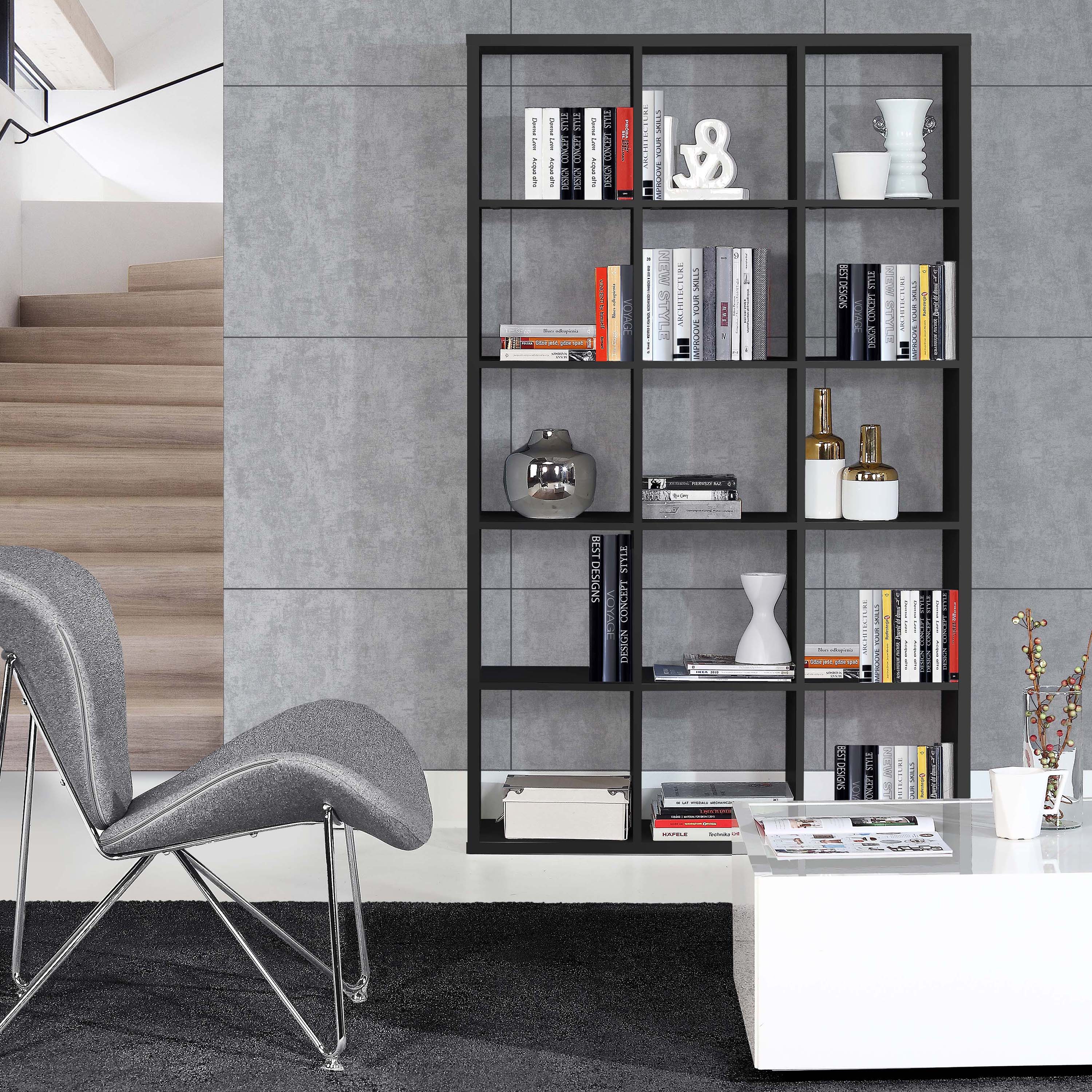 Mauro 3x5 Storage Unit in Matt Black – FTG, view 3
