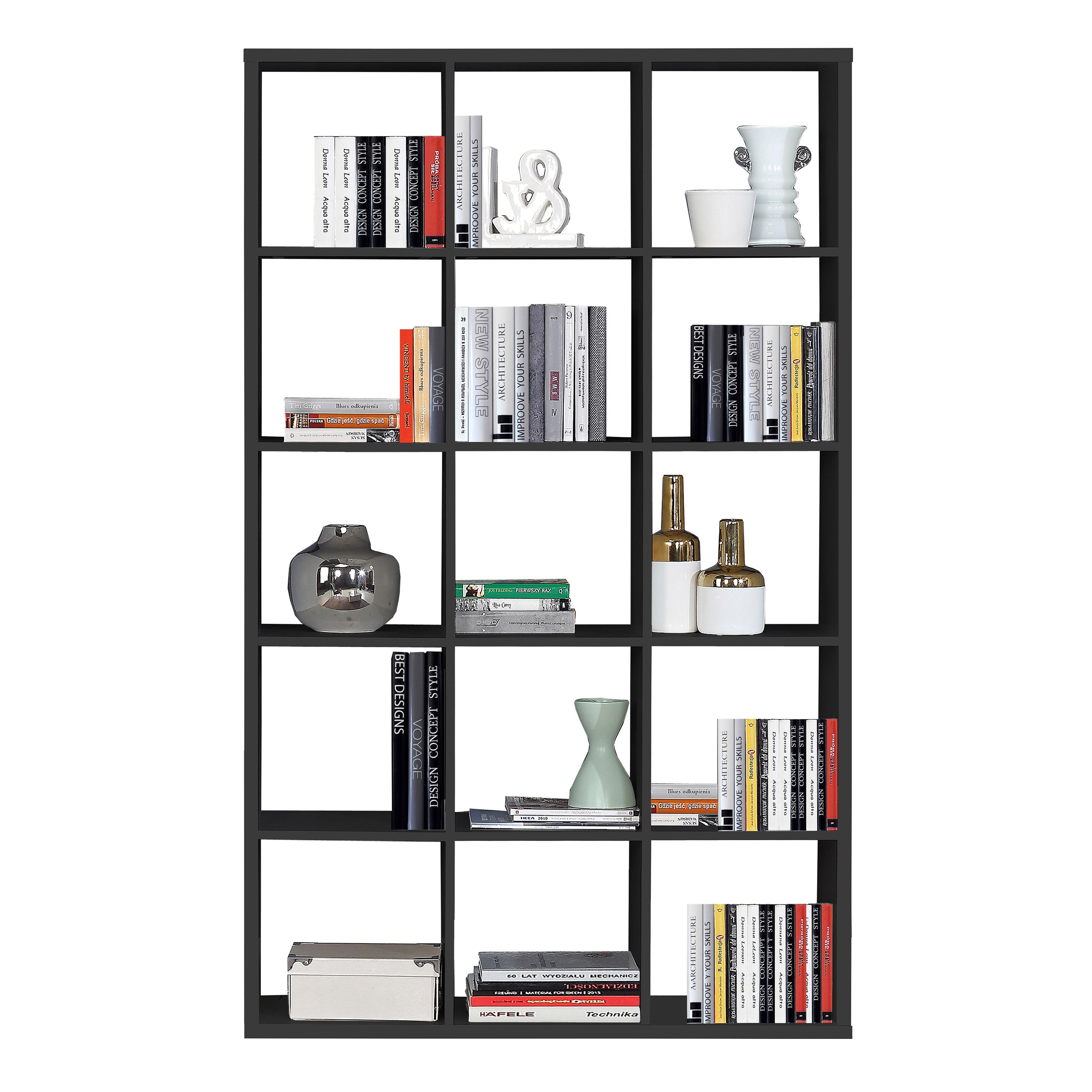 Mauro 3x5 Storage Unit in Matt Black – FTG, view 4