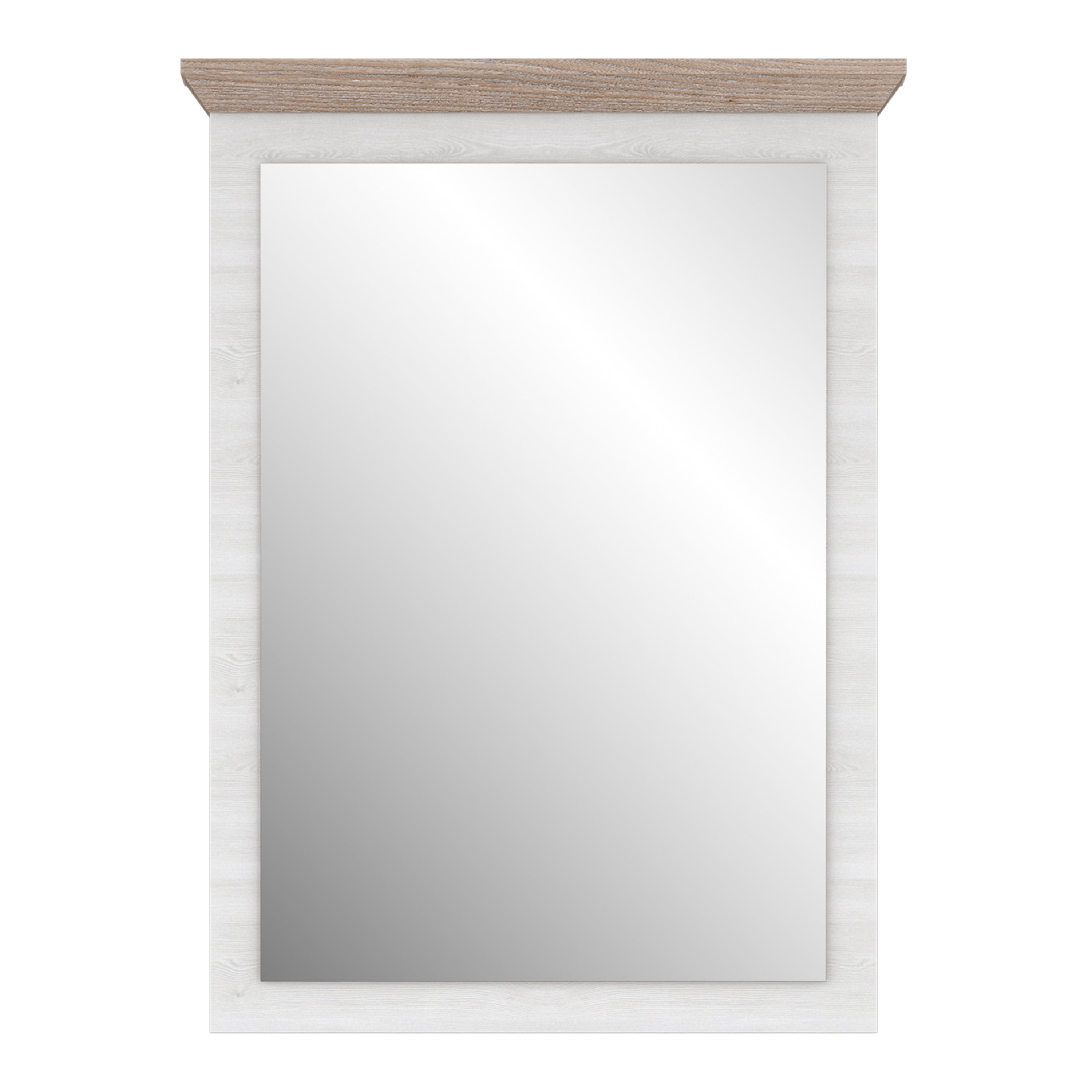 Illopa Mirror in Oak Nelson/Snowy Oak – FTG, view 2