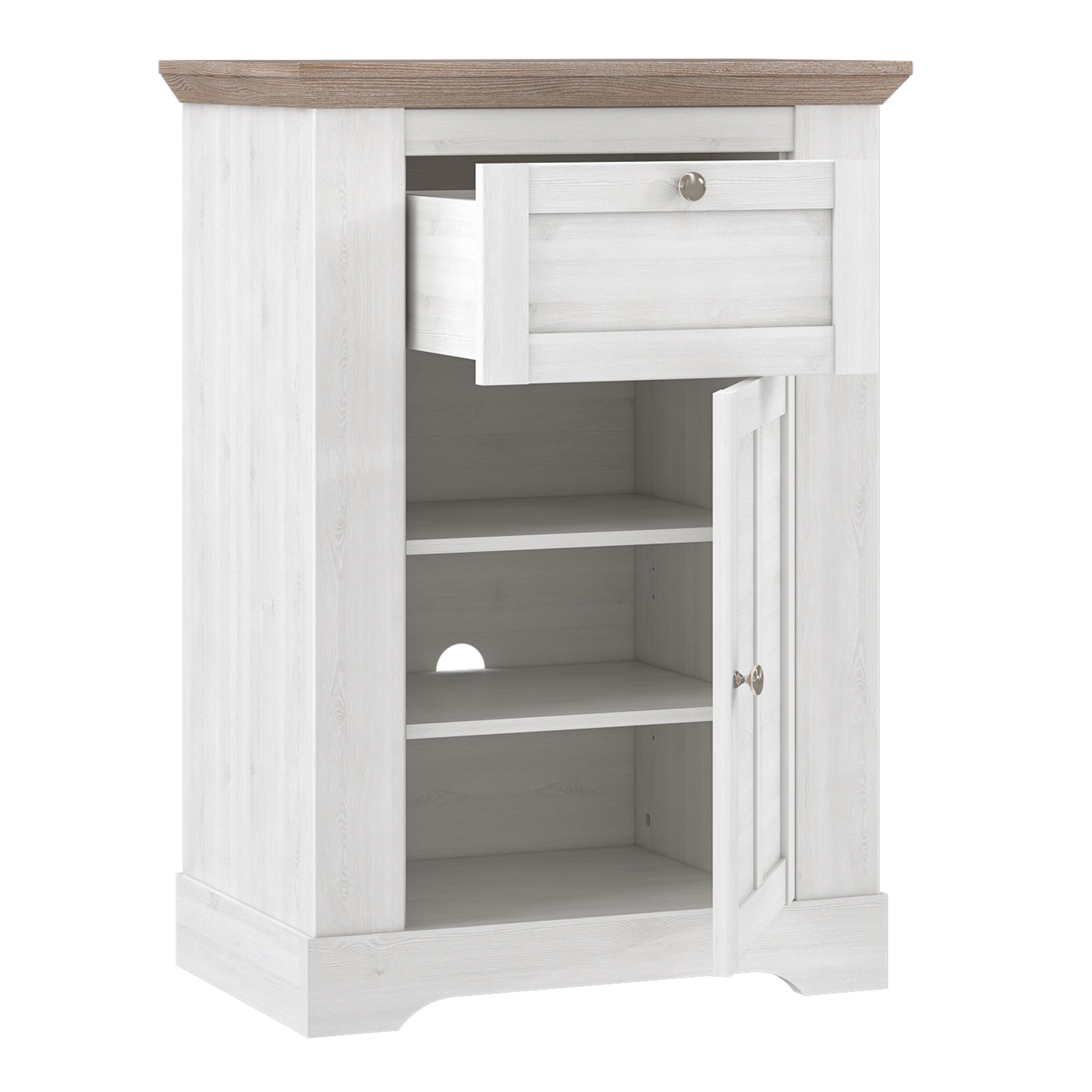 Illopa Chest of Drawers in Oak Nelson/Snowy Oak – FTG, view 3