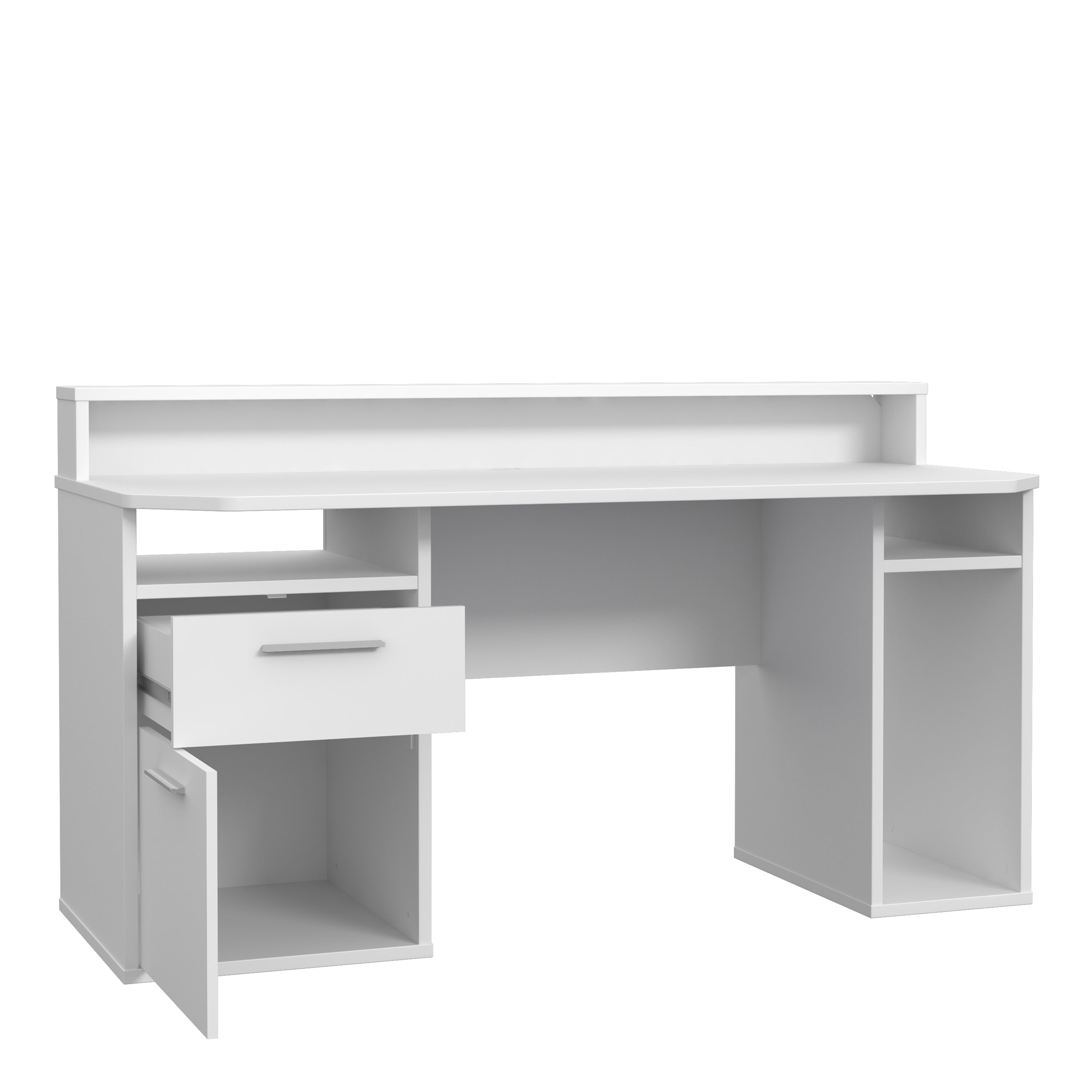 Tezaur White Gaming Desk with Colour Changing LED – FTG, view 3