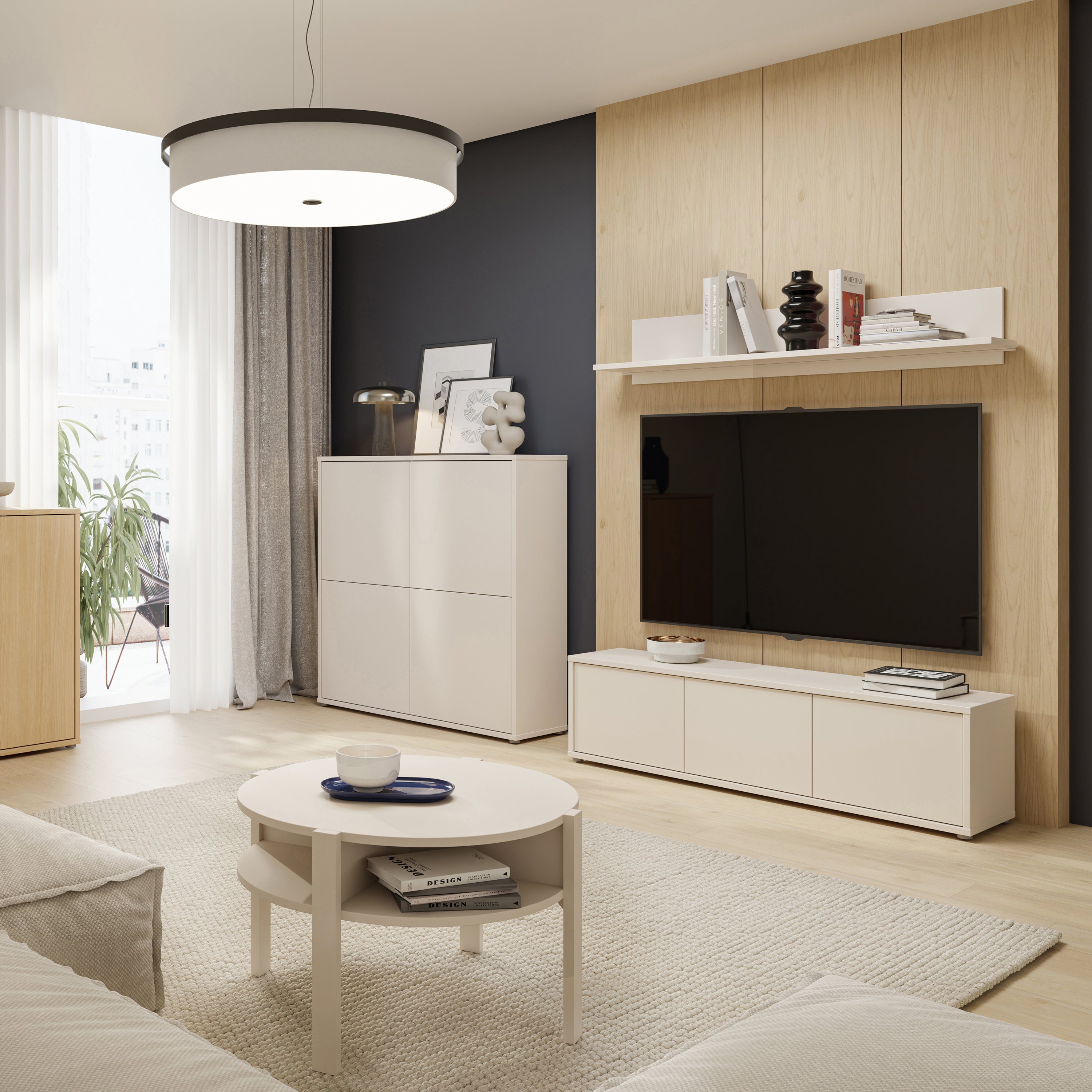 Alice Springs Floating Bedside Shelf in Sand