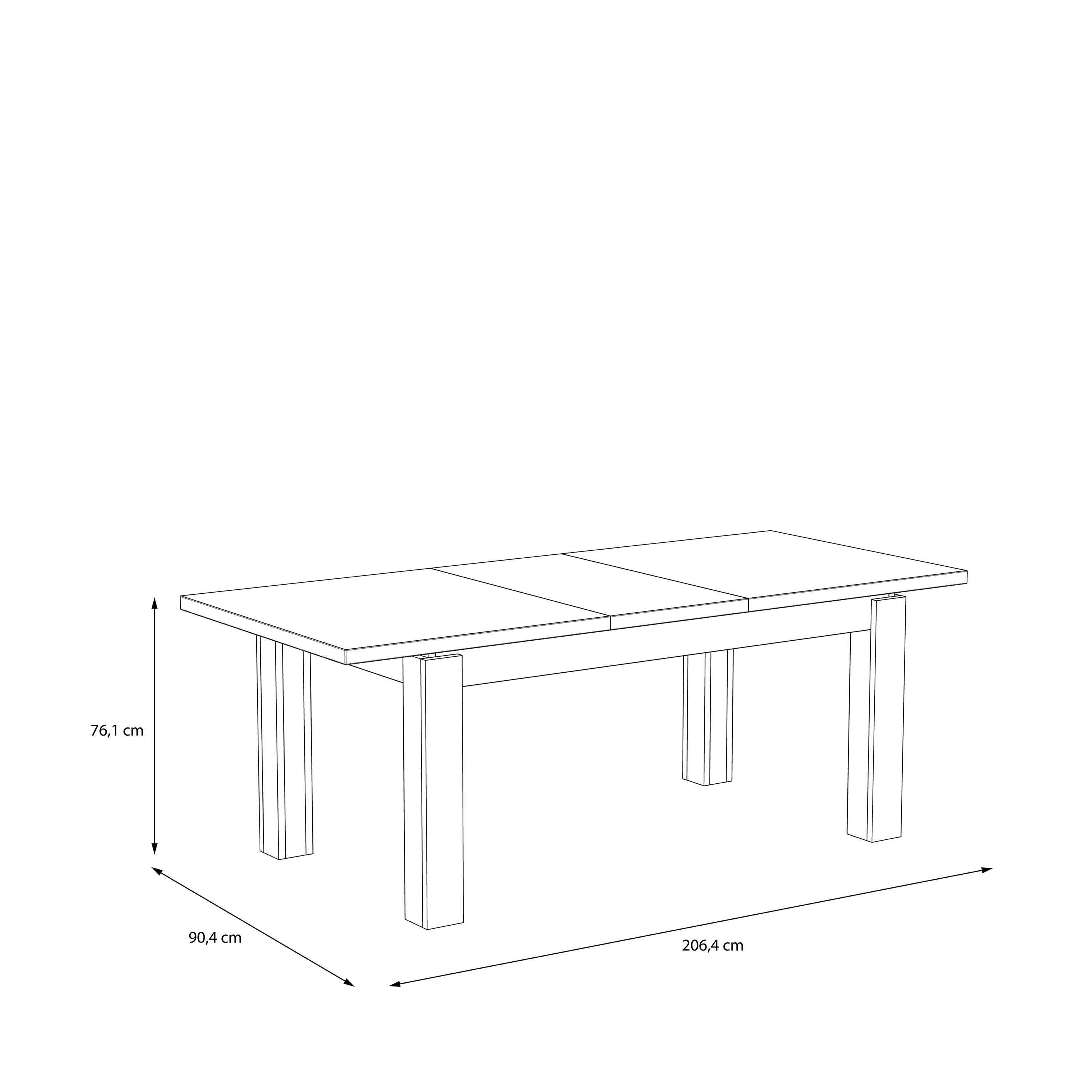 Trondheim Extending Dining Table in Artisan Oak – FTG, view 9