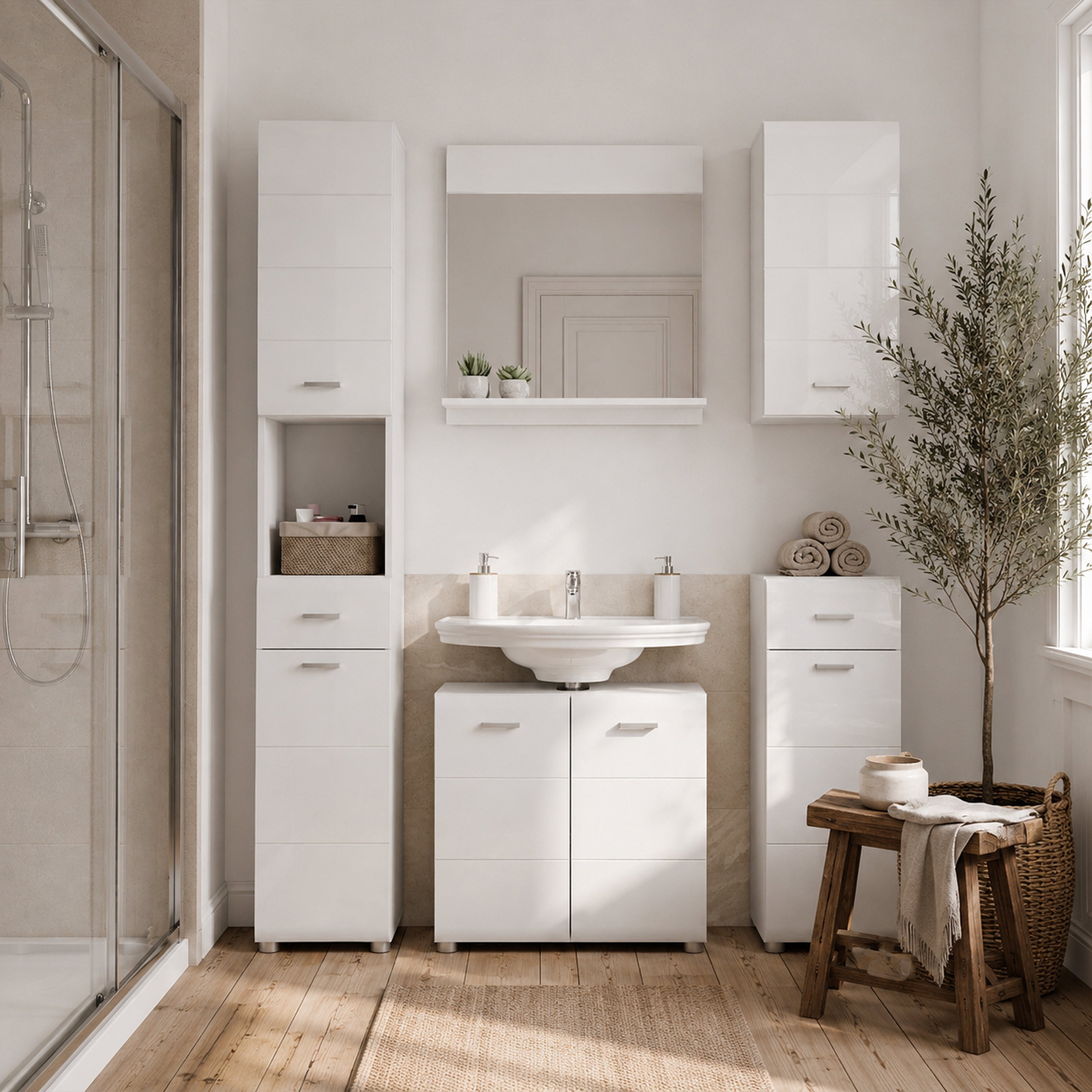 Ice Cave 5 Piece Bathroom Set