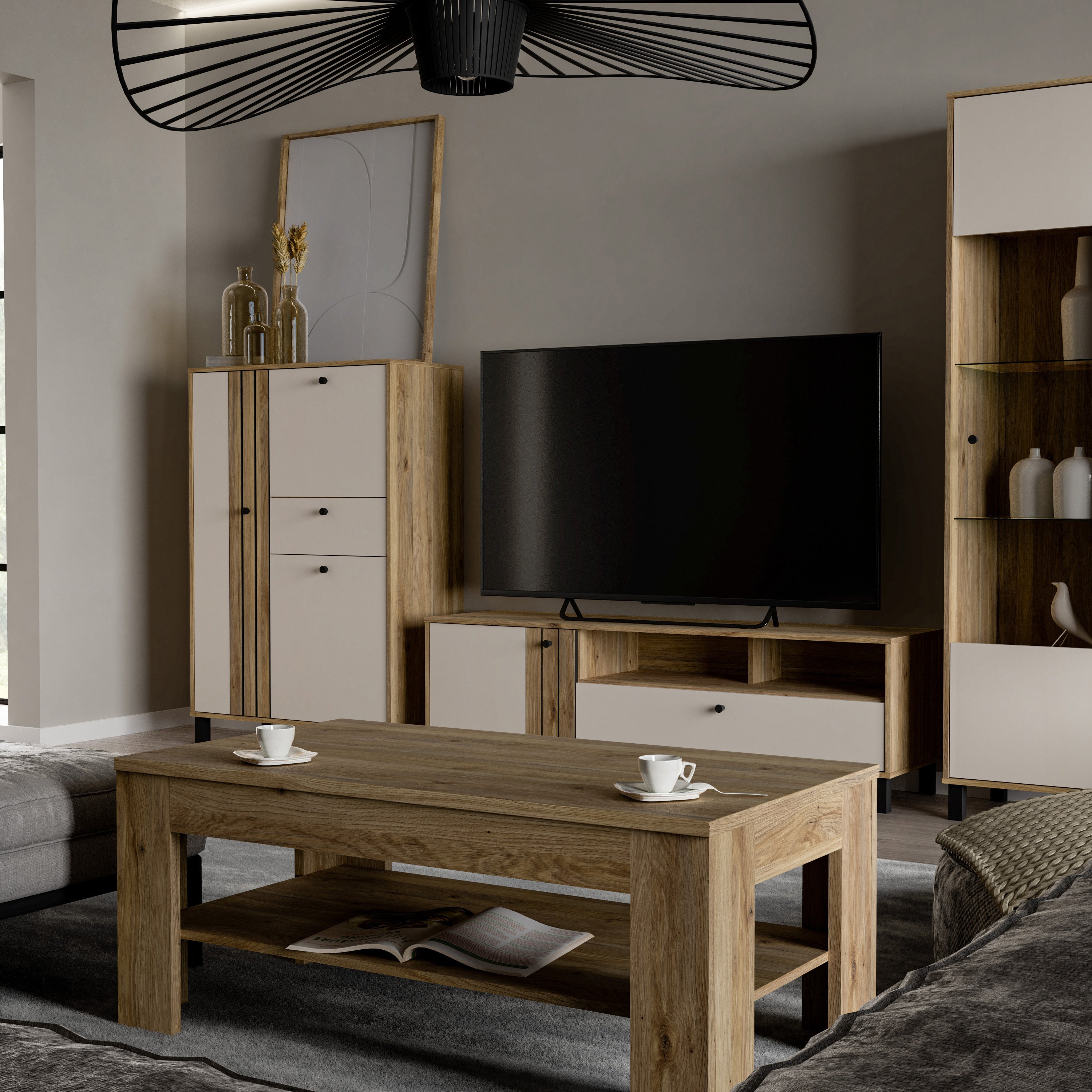 Grafton Coffee Table In Oak – FTG, view 3
