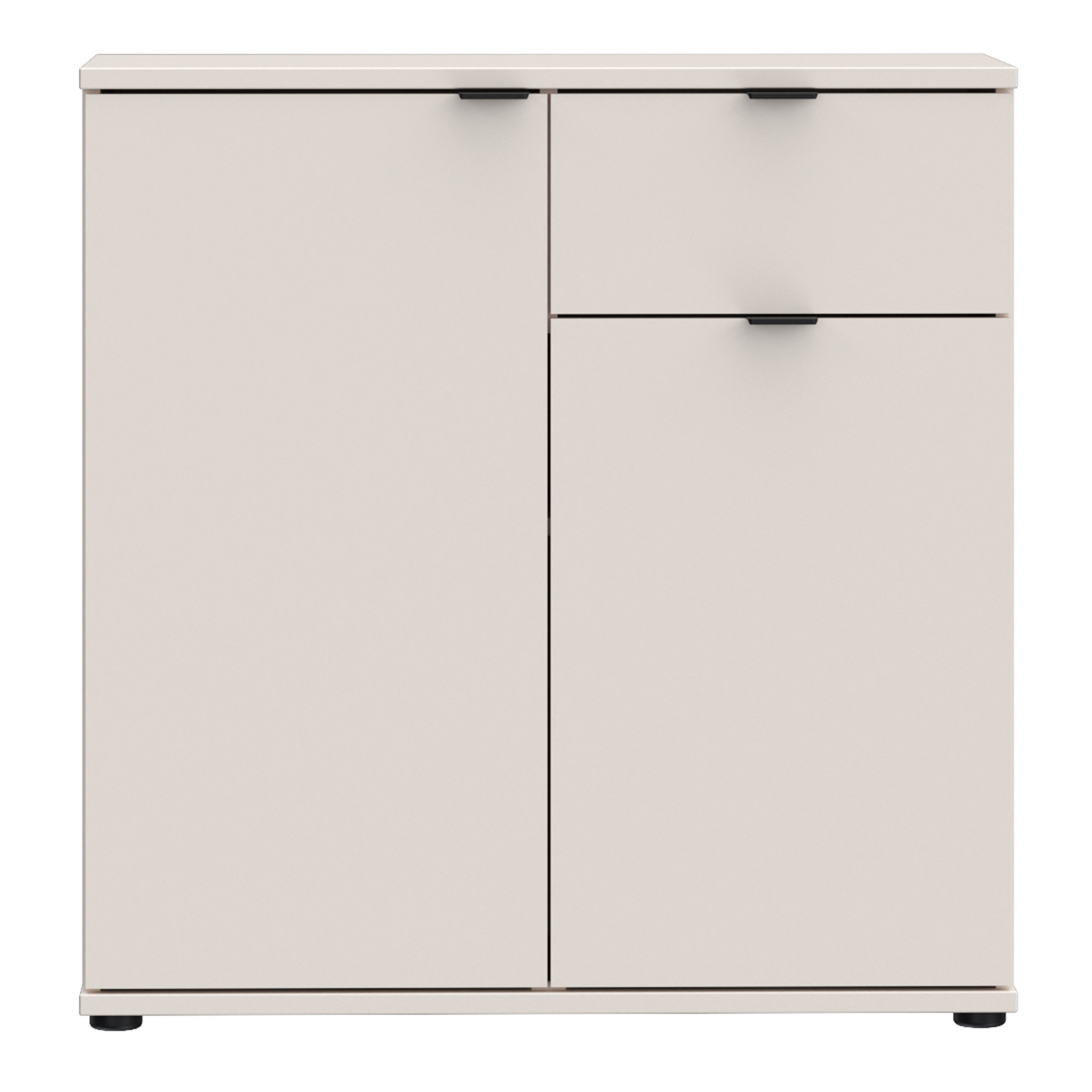 Ganymede 2 Door Cupboard with Drawer in Sand