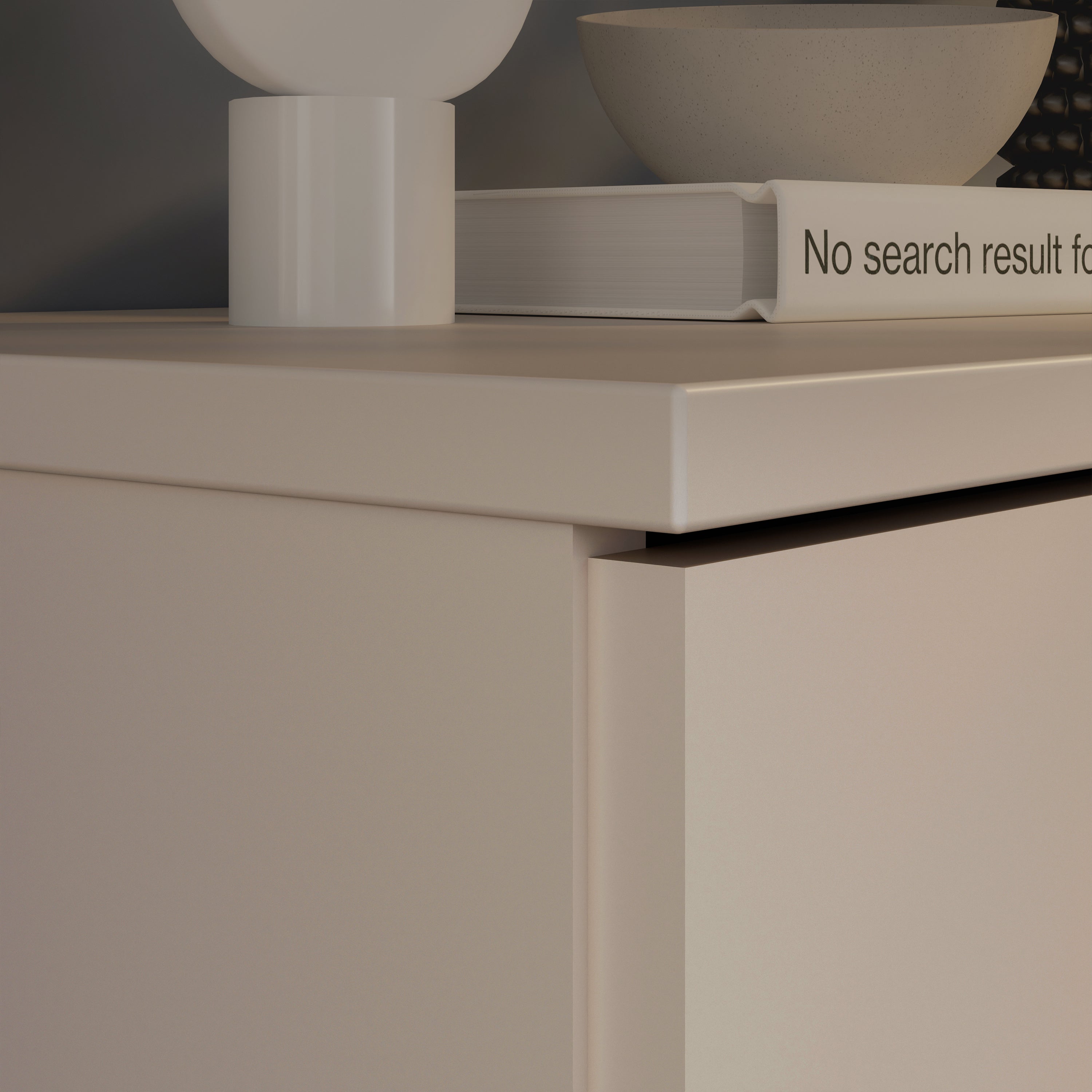 Ganymede TV Unit with Open Shelf, Drawer & 2 Doors in Sand