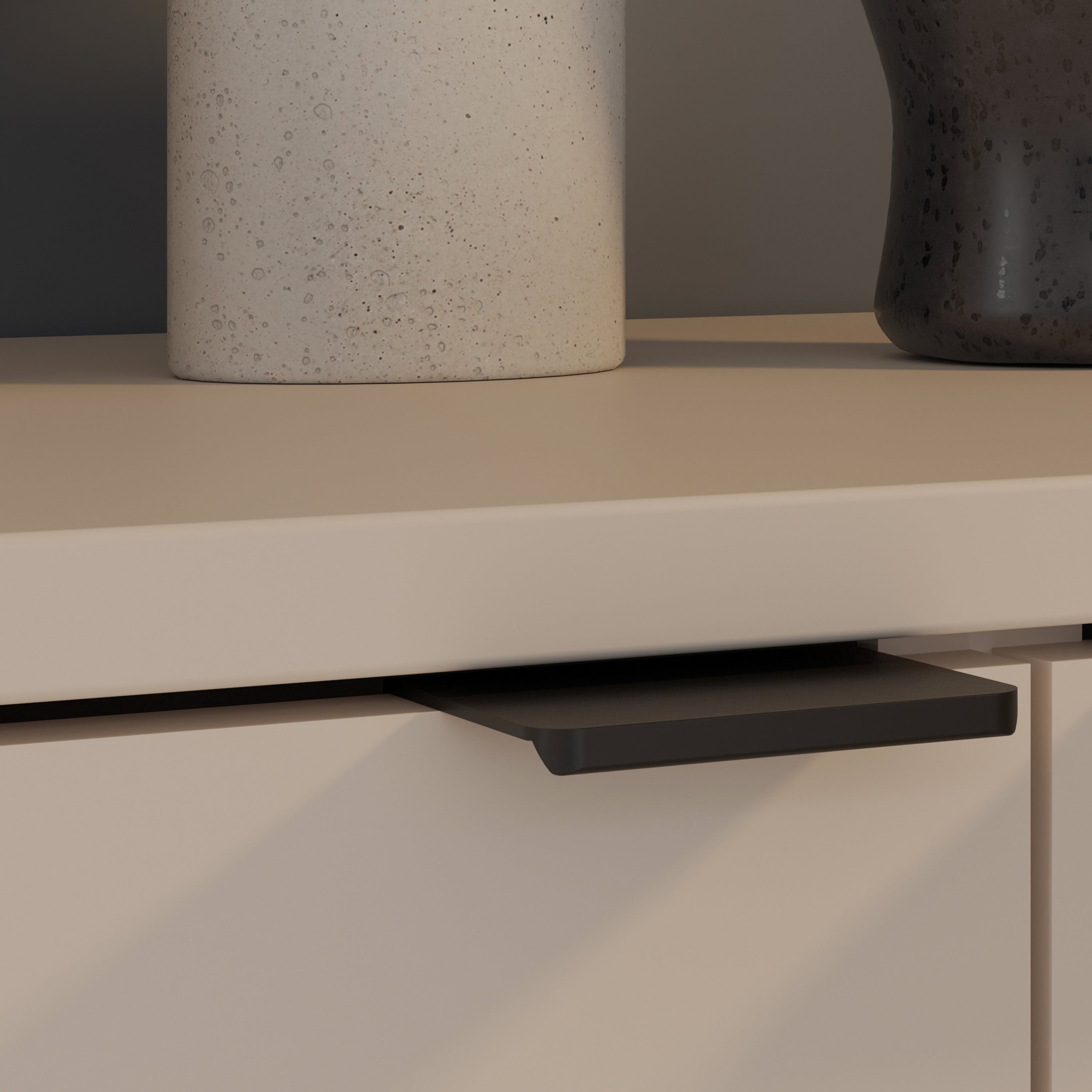 Ganymede TV Unit with Open Shelf, 2 Drawers & 2 Doors in Sand