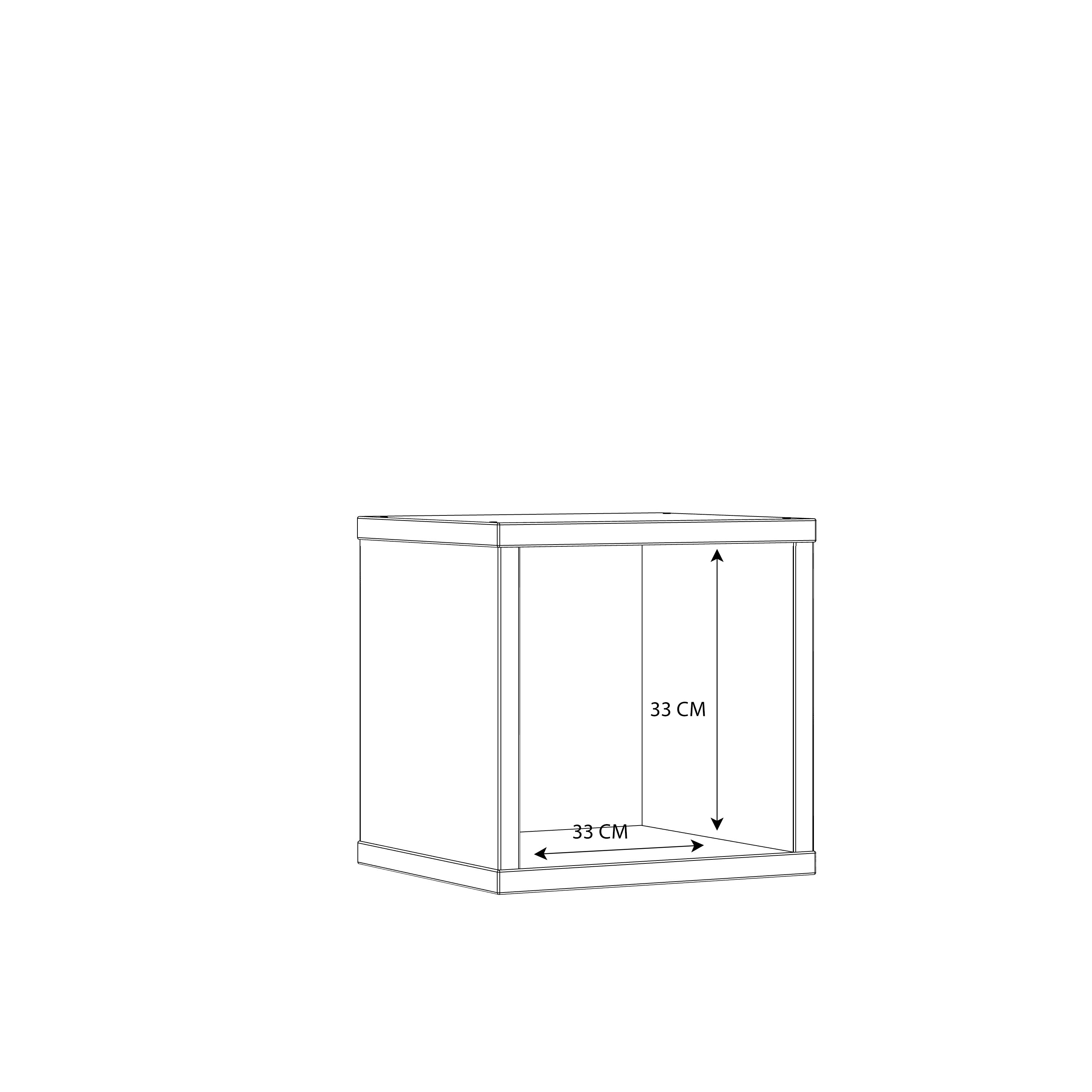 Mauro Singular Storage Unit in Yellow