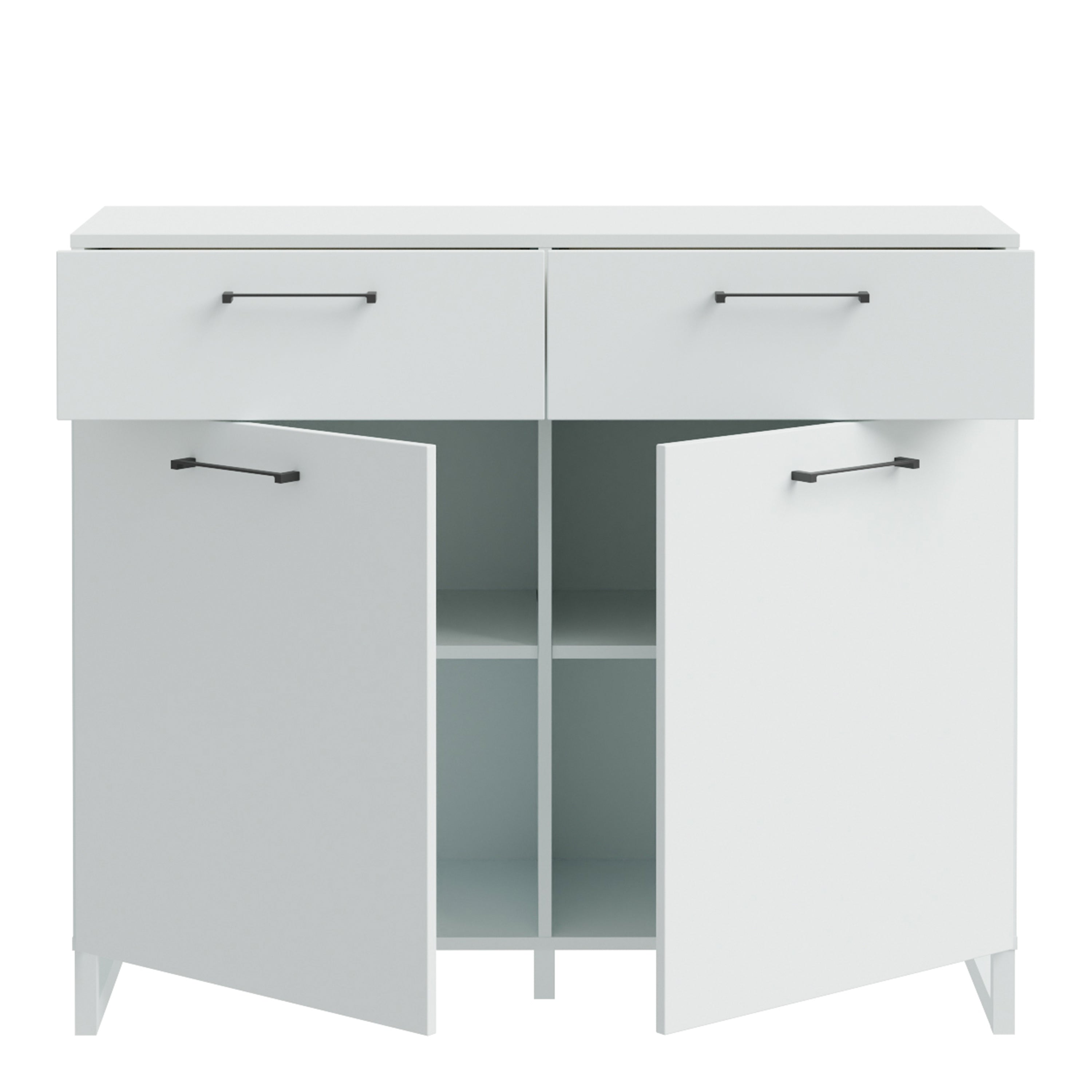 Sali 2 Door 2 Drawer Chest in Light Grey – FTG, view 4