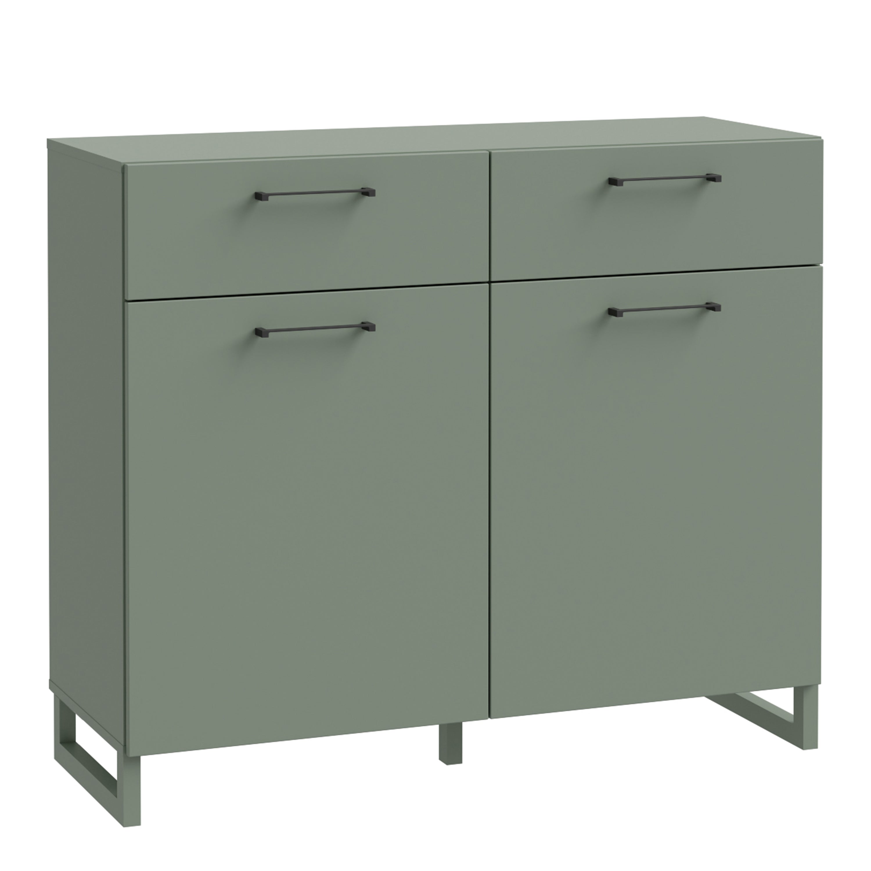 Sali 2 Door 2 Drawer Chest in Sage Green – FTG