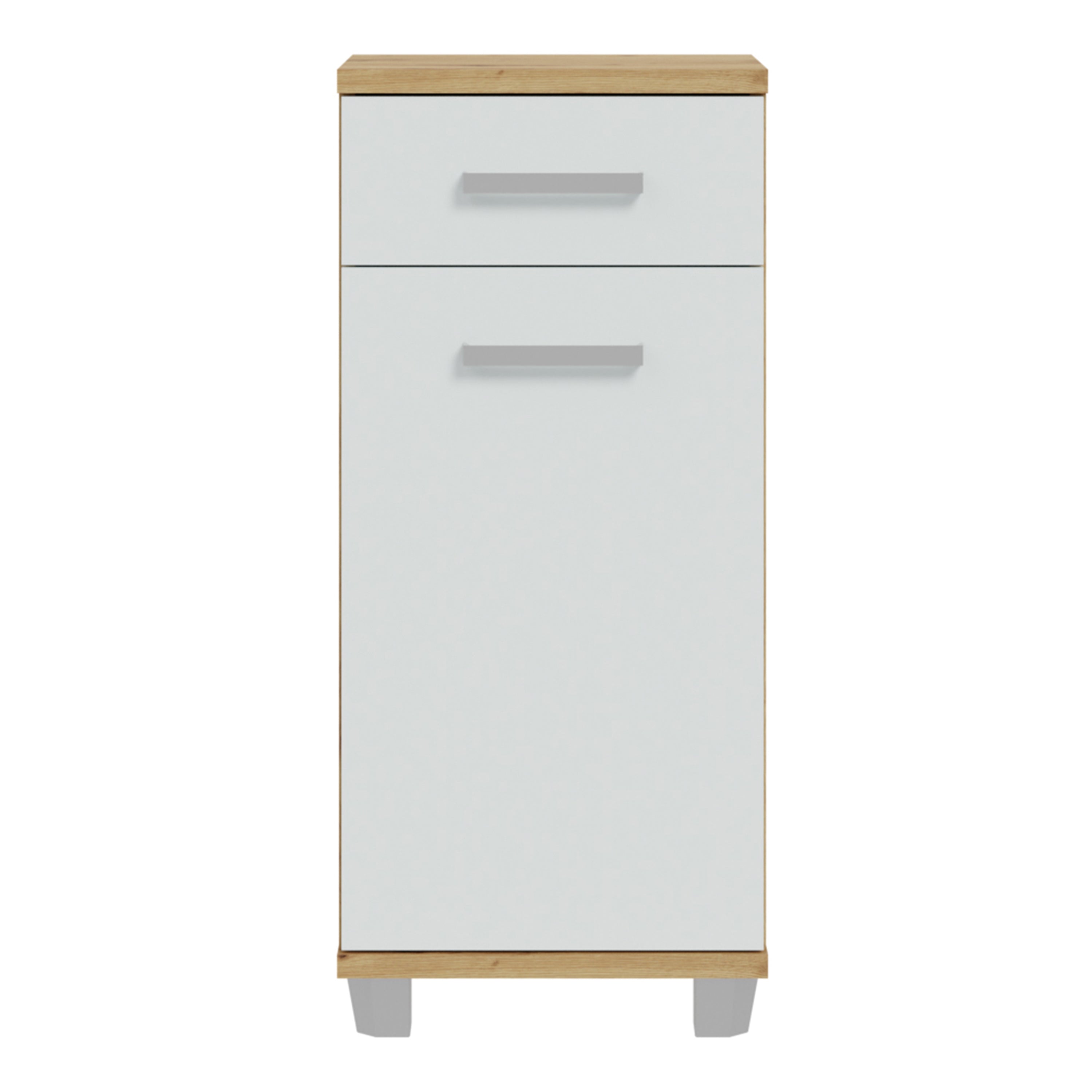 Veris 5 Piece Bathroom Set Artisan Oak & Light Grey Doors