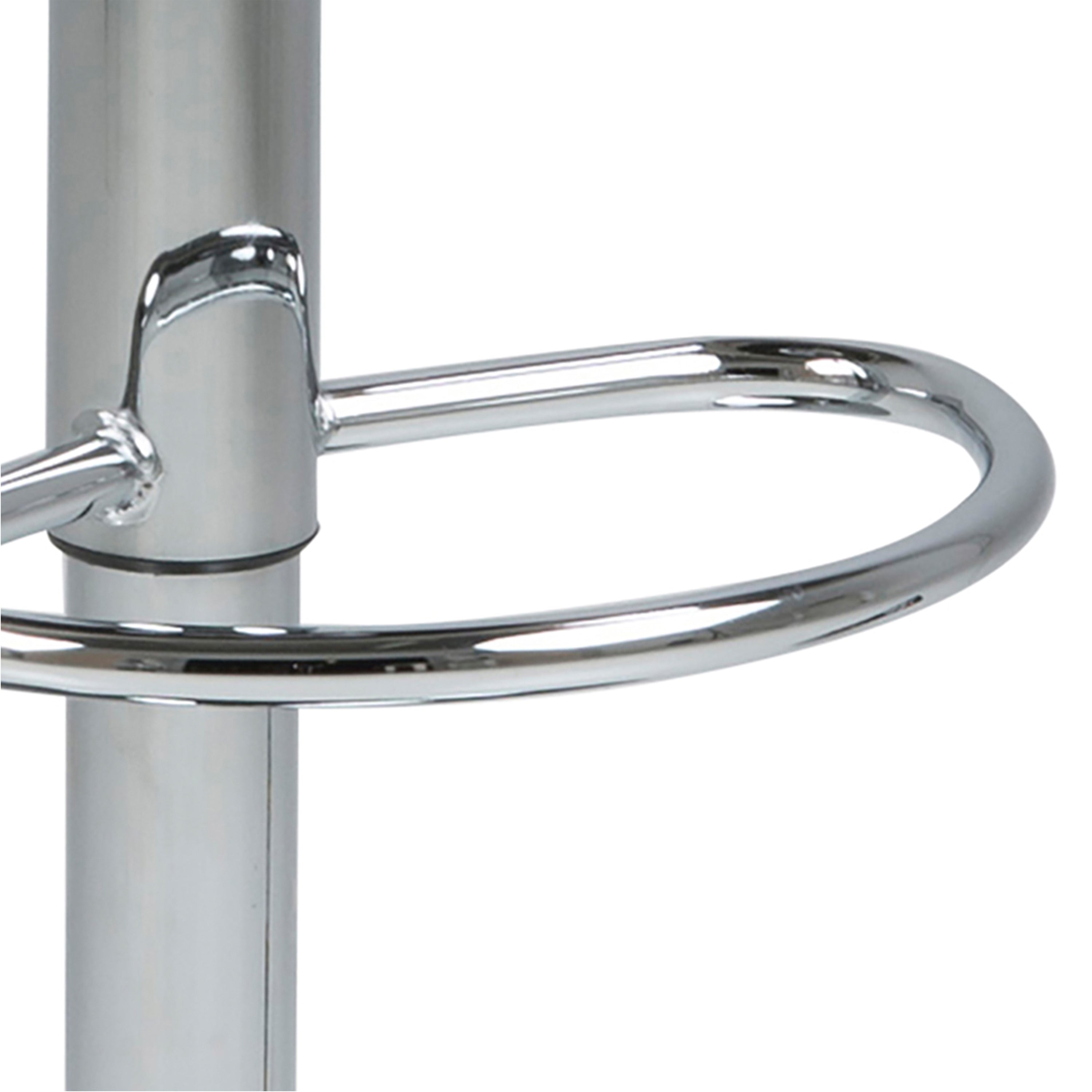 Plump Light Grey Swivel Bar Stool with Open Back – FTG, view 7