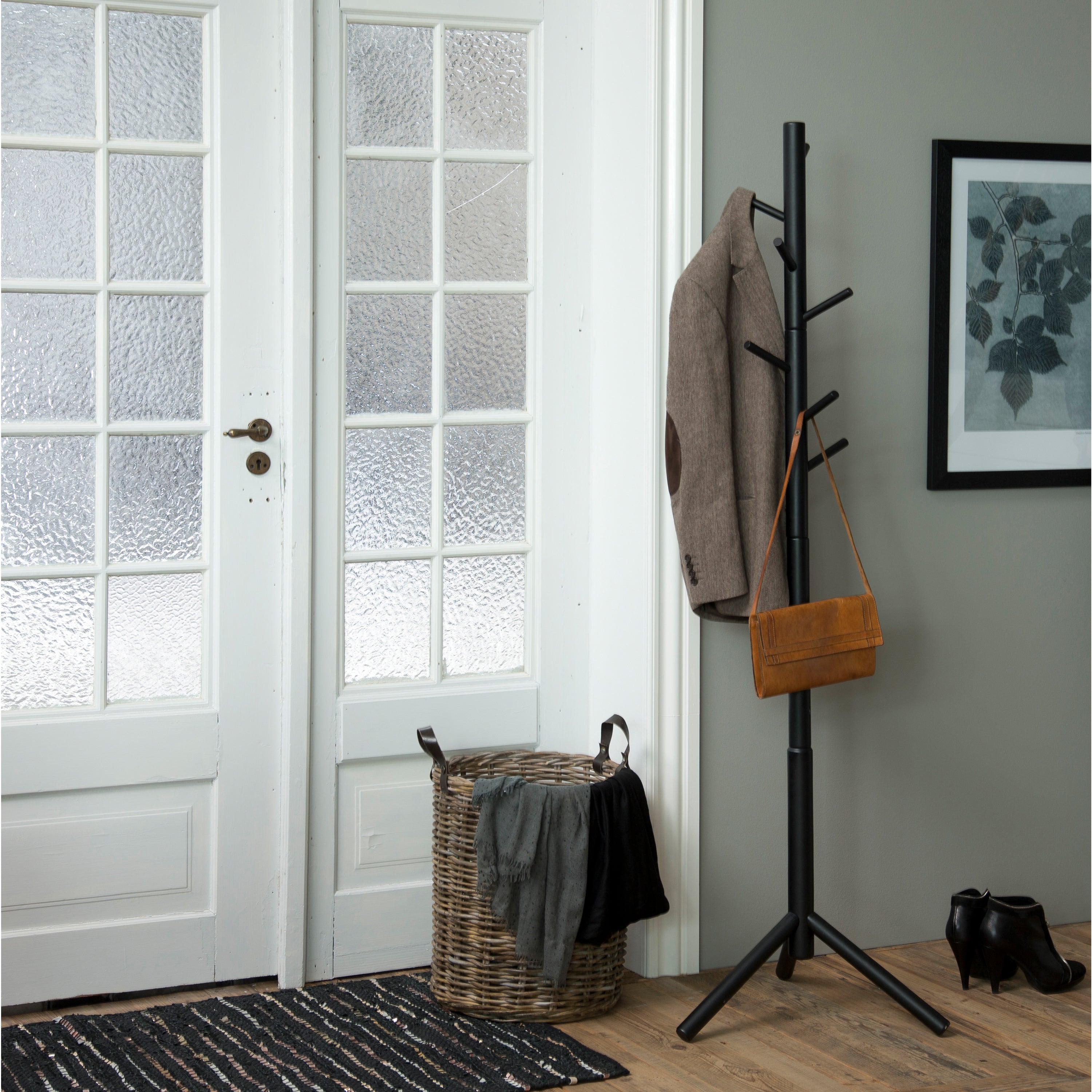 Bremen Coat Stand in Black – FTG, view 2