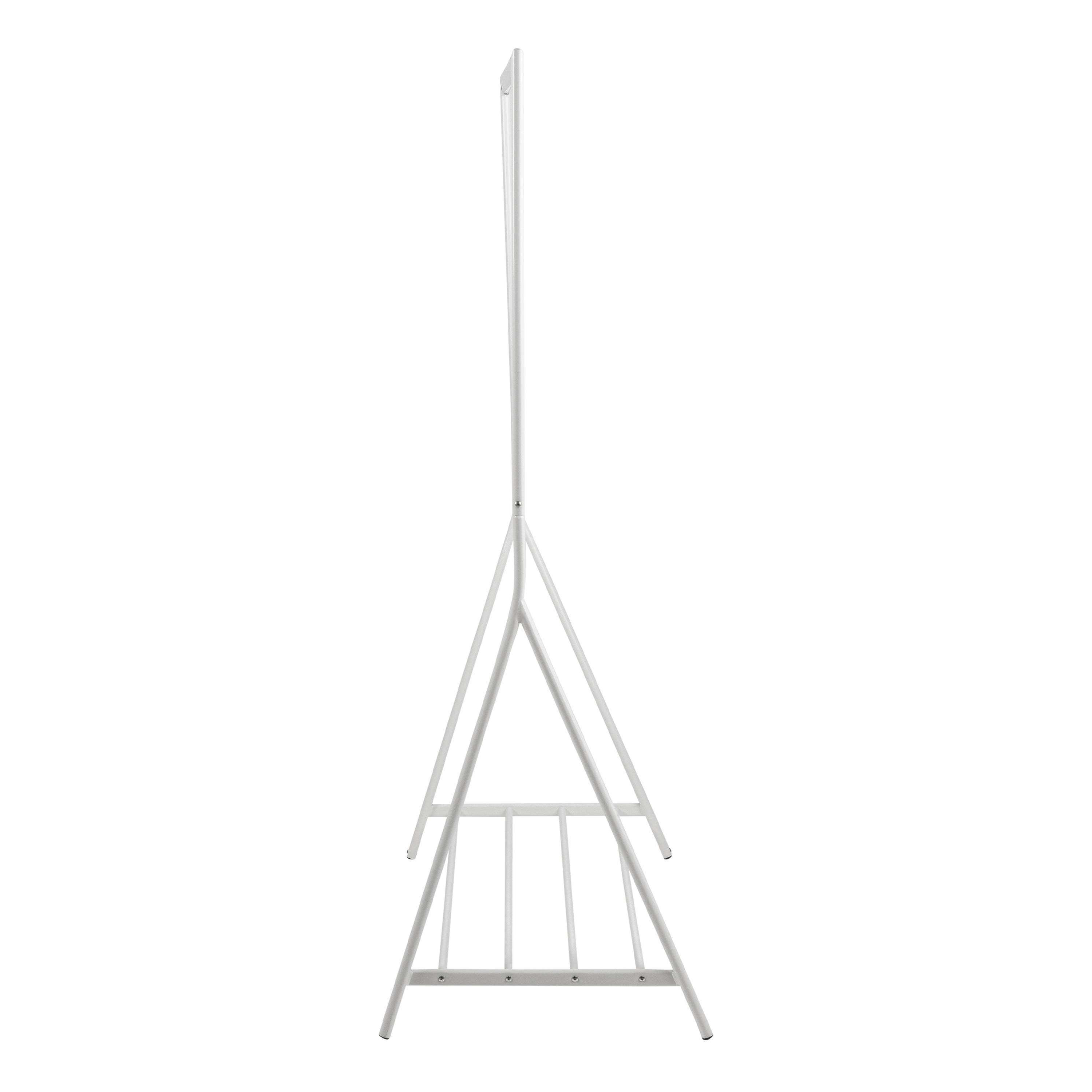 Brent Clothes Rack in White – FTG, view 3