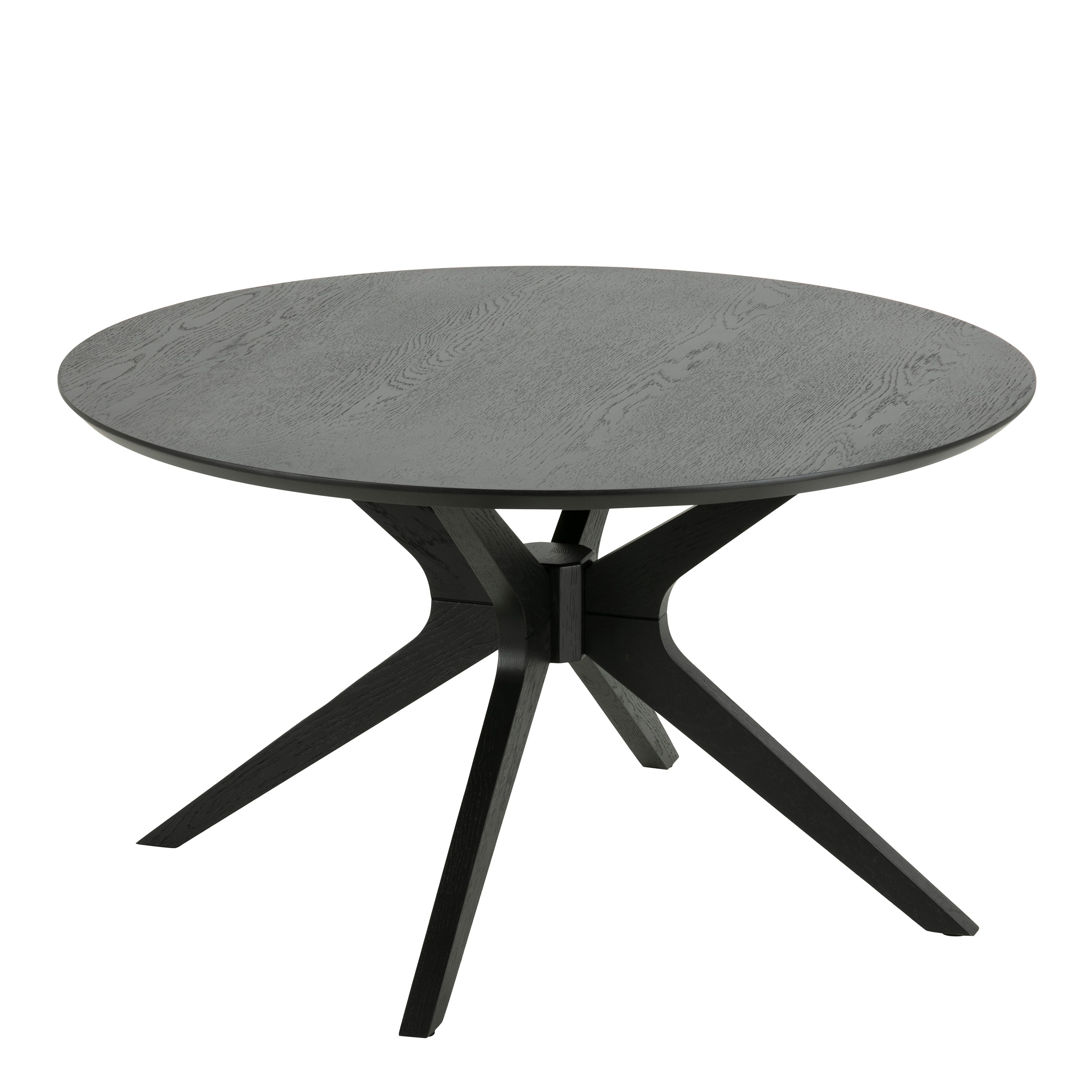 I_Duncan Round Coffee Tablein Black 80x45cm – FTG