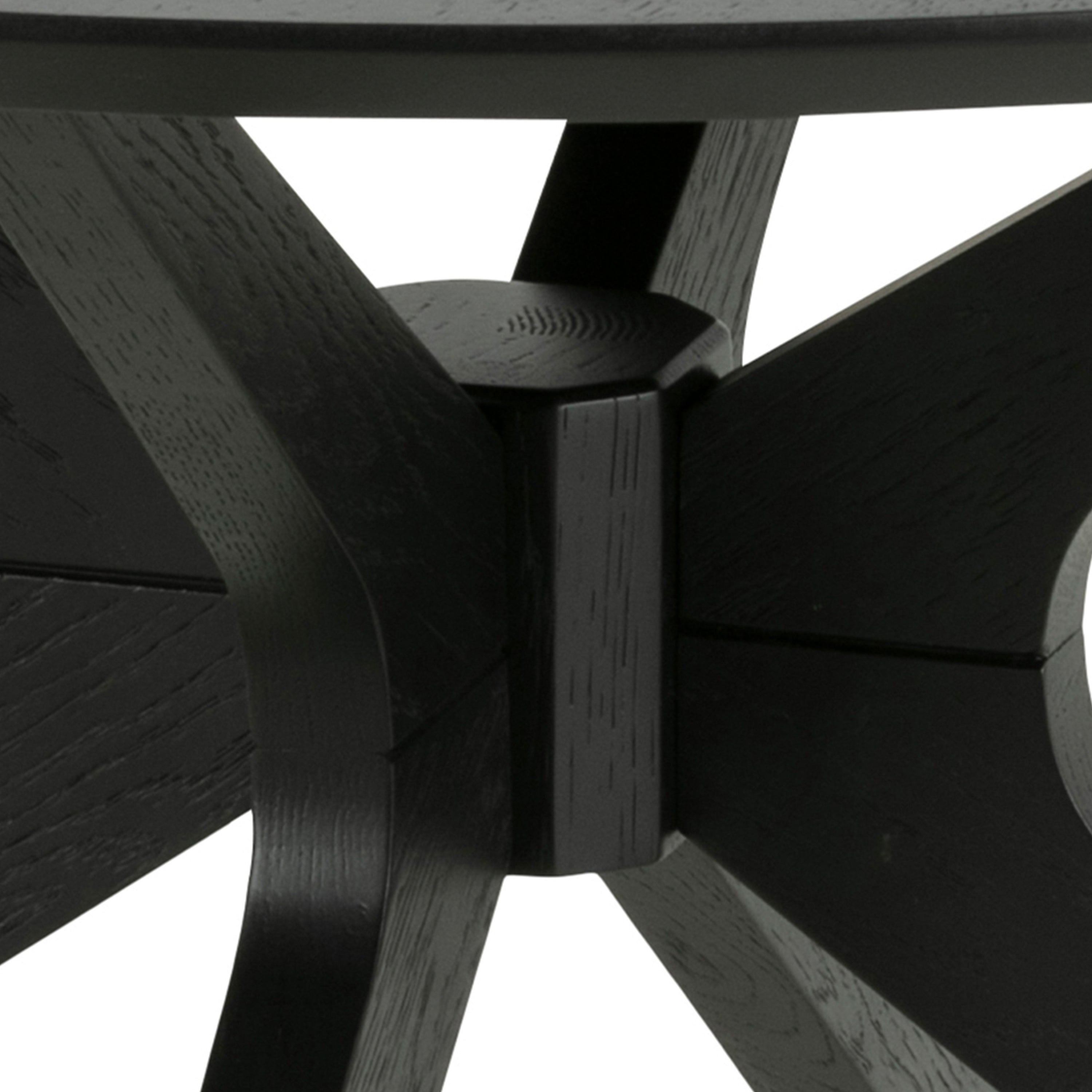 I_Duncan Round Coffee Tablein Black 80x45cm – FTG, view 8