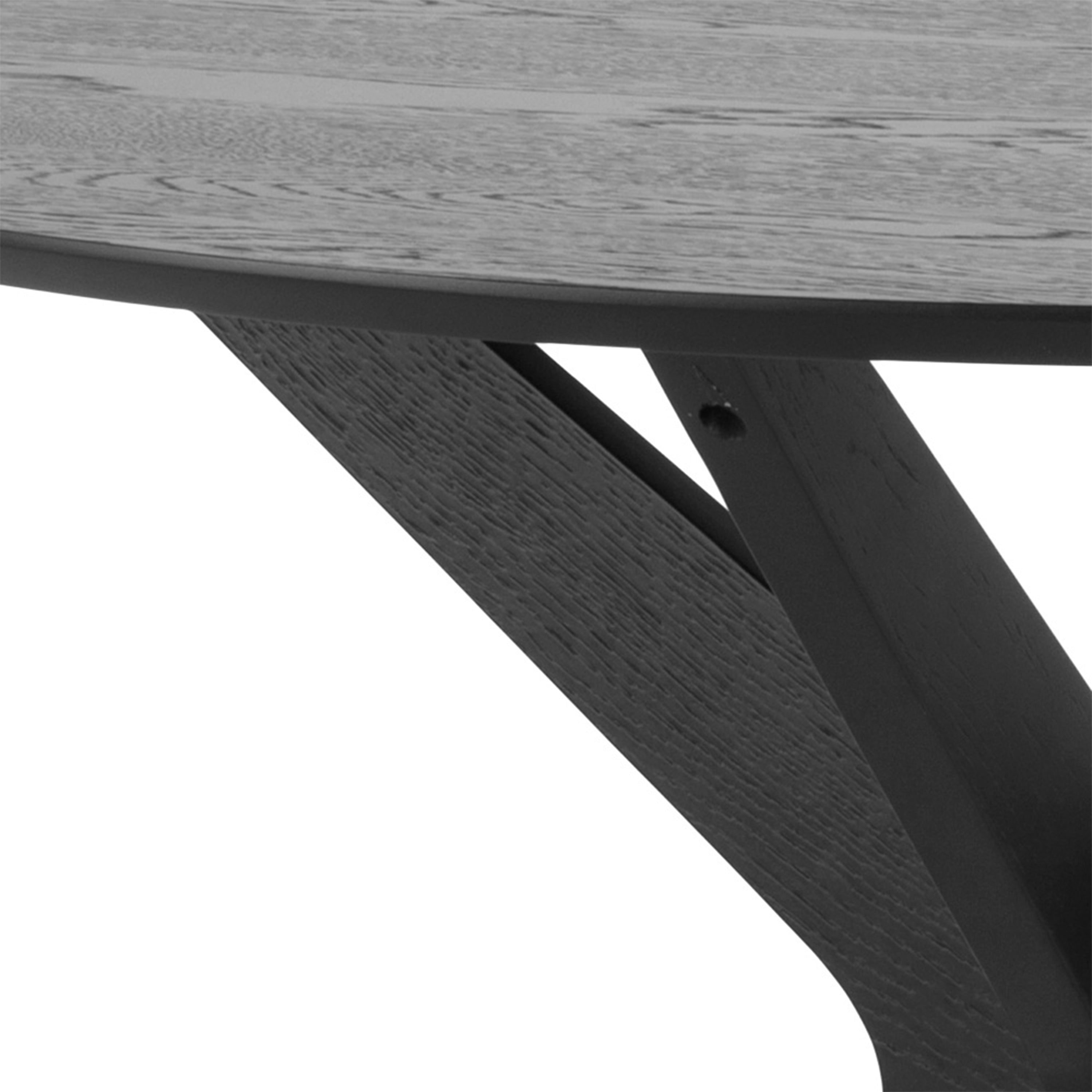 I_Duncan Round Coffee Tablein Black 105x75cm – FTG, view 6