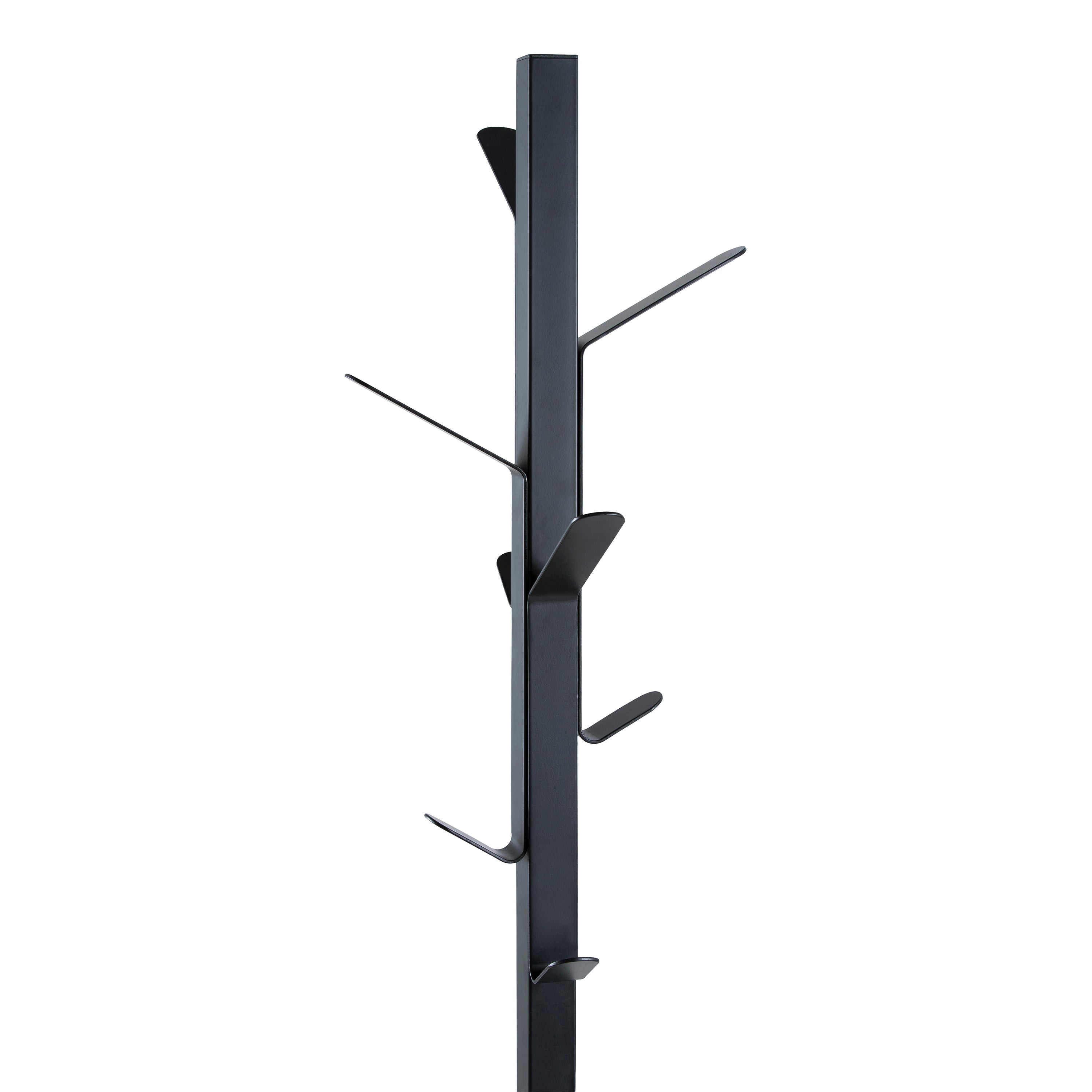 Vinson Coat Rail in Black – FTG, view 4