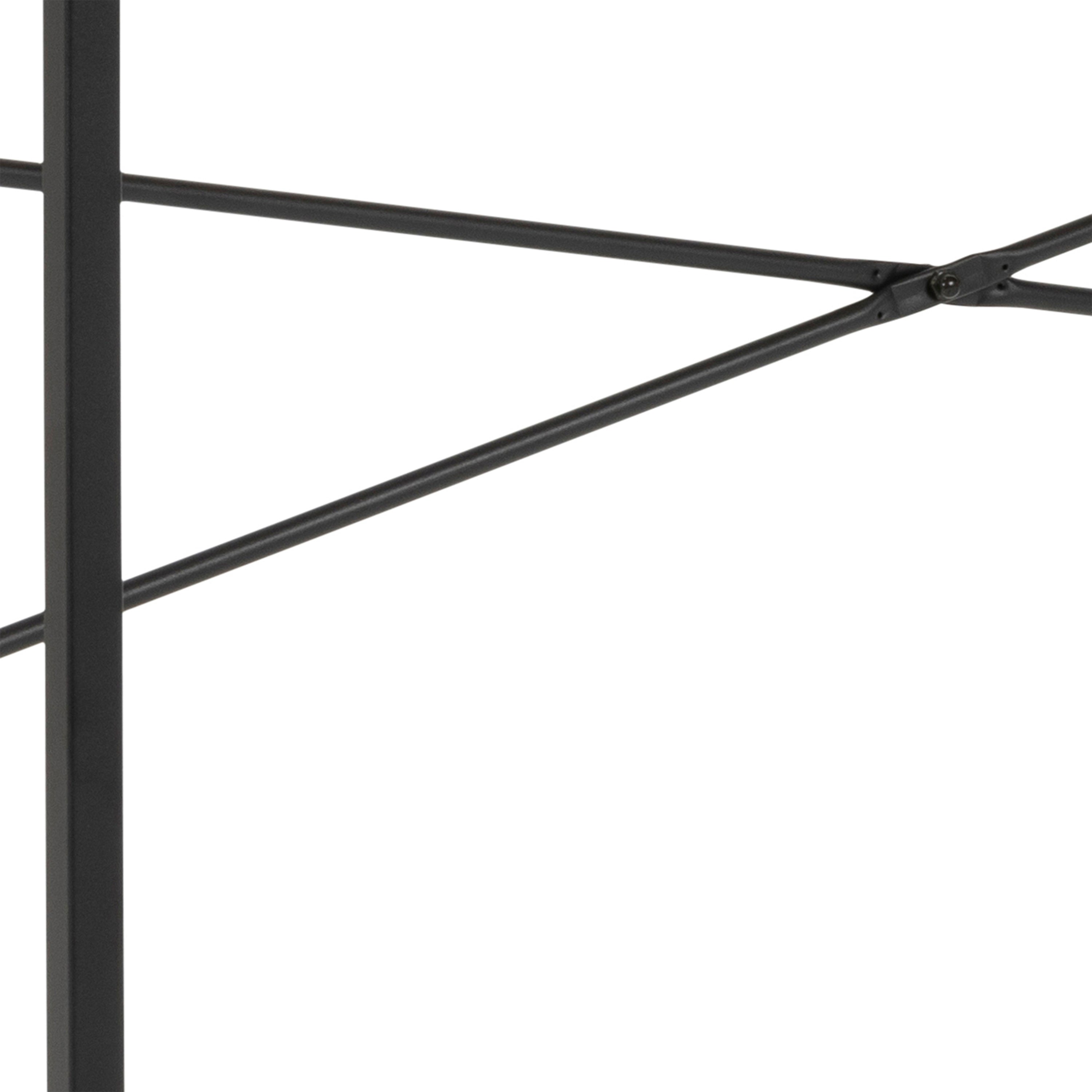 Seaford Office Desk in Wild Oak & Black