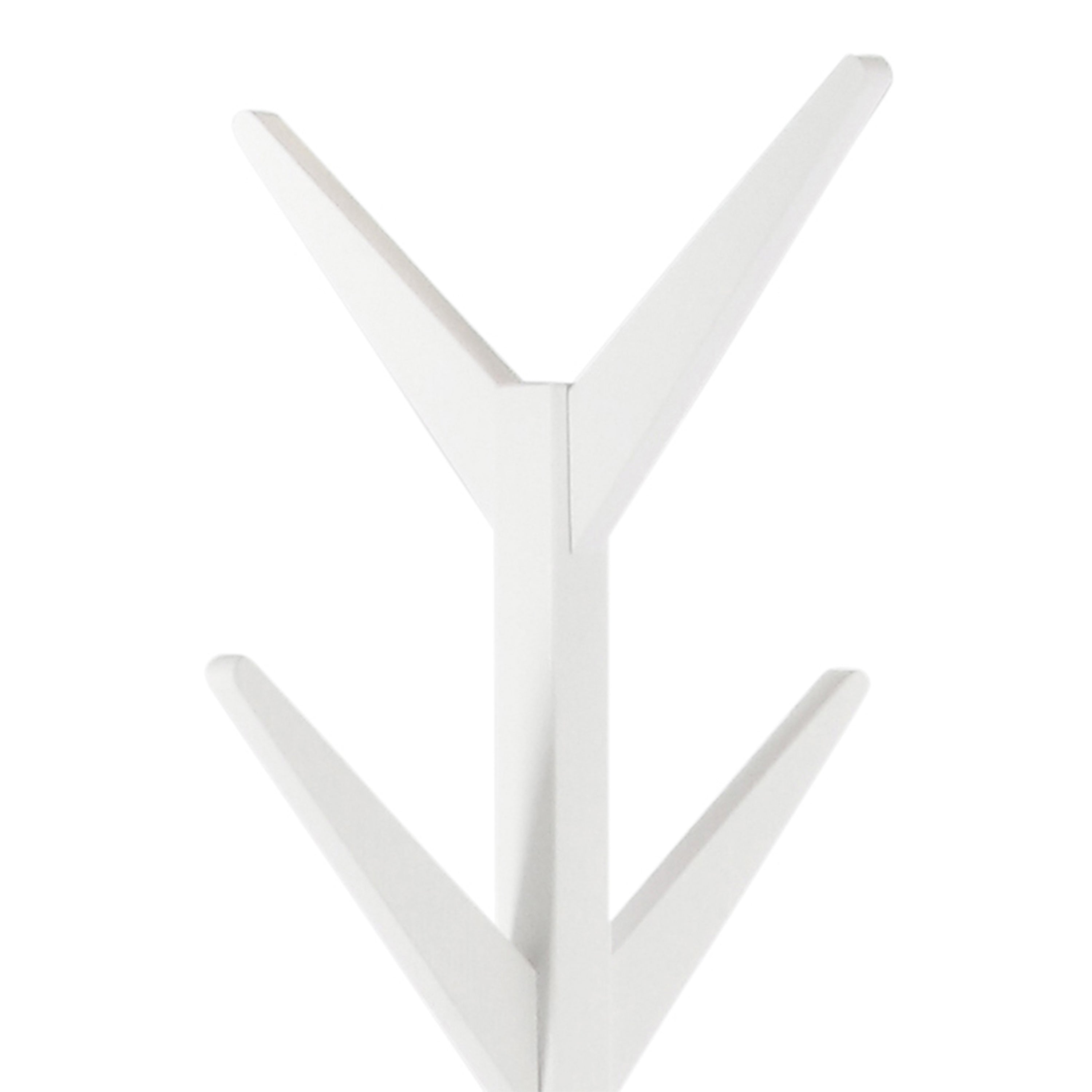 Ascot Coat Hanger in White – FTG, view 3