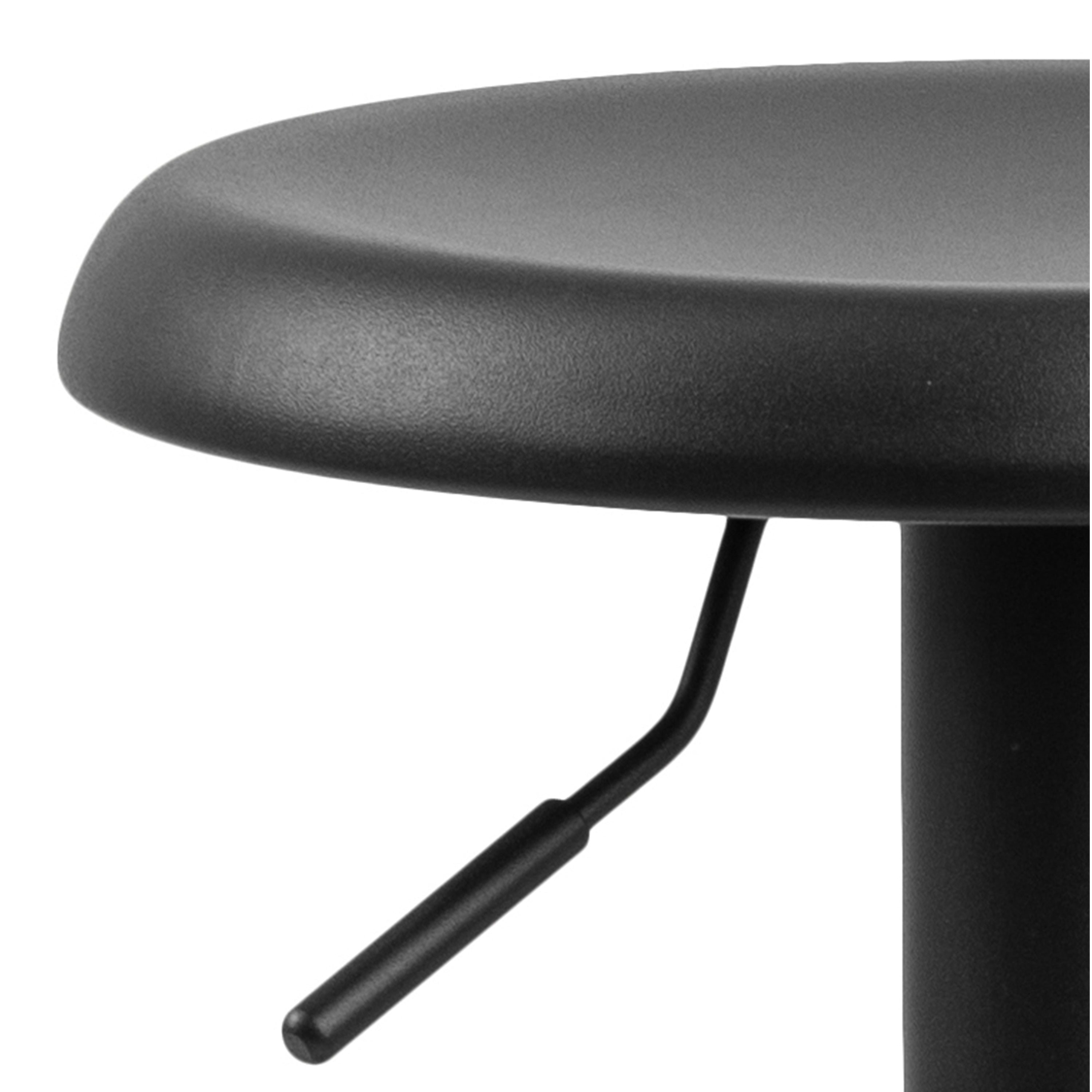 Finch Black Bar Stool without Back Set of 2 – FTG, view 5