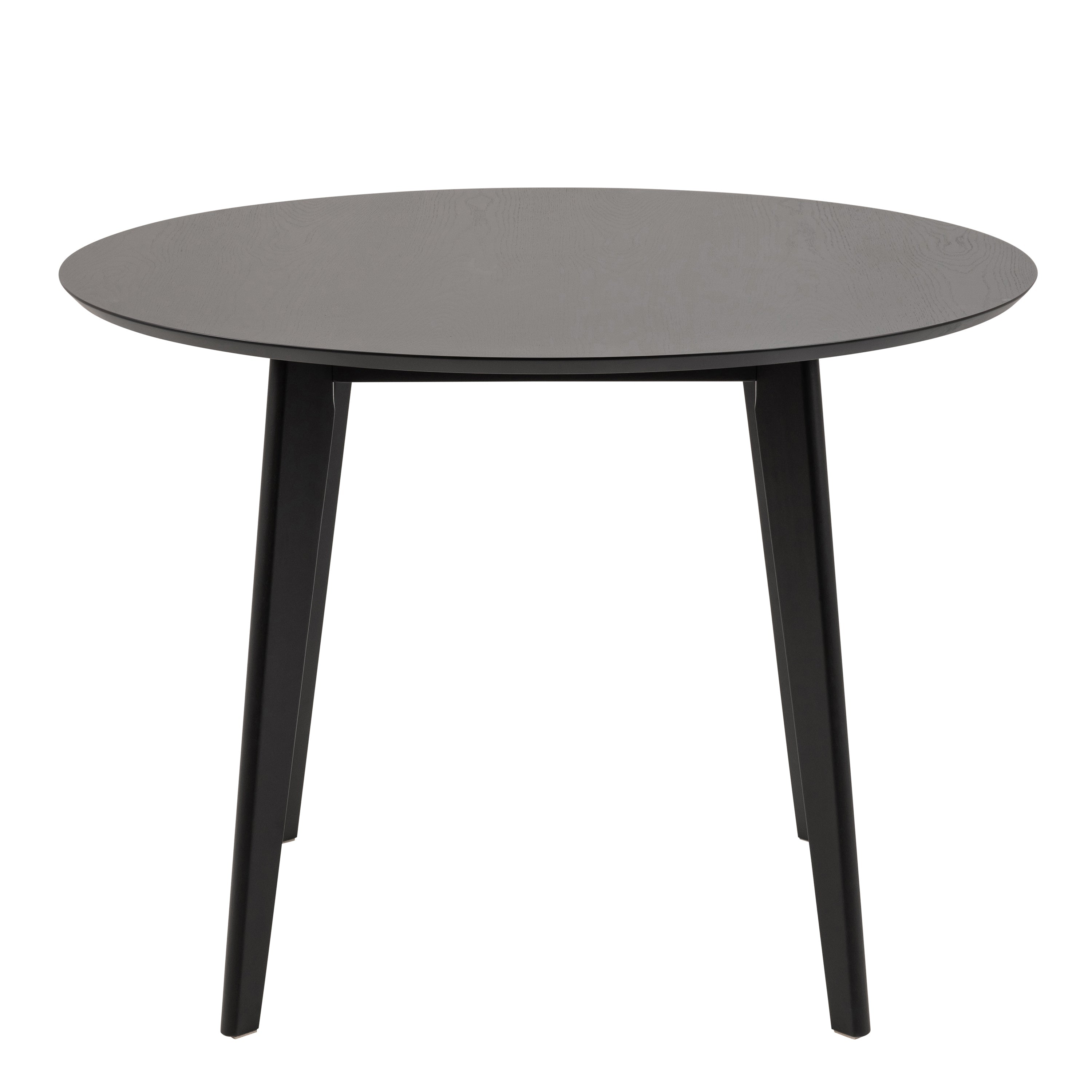 Roxby Round Dining Table in Black 105x76cm – FTG, view 2