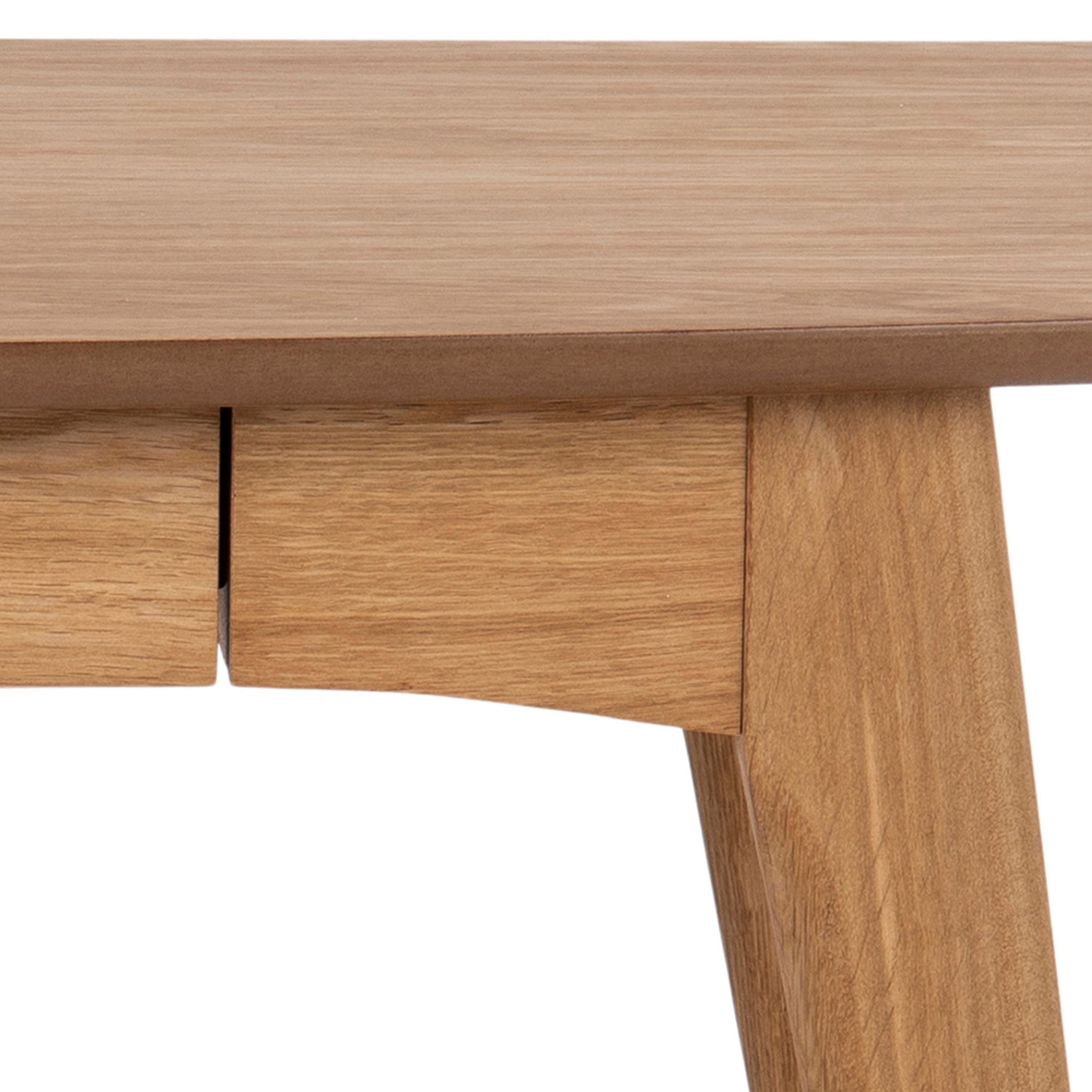 Woodstock Office Desk in Oak – FTG, view 6