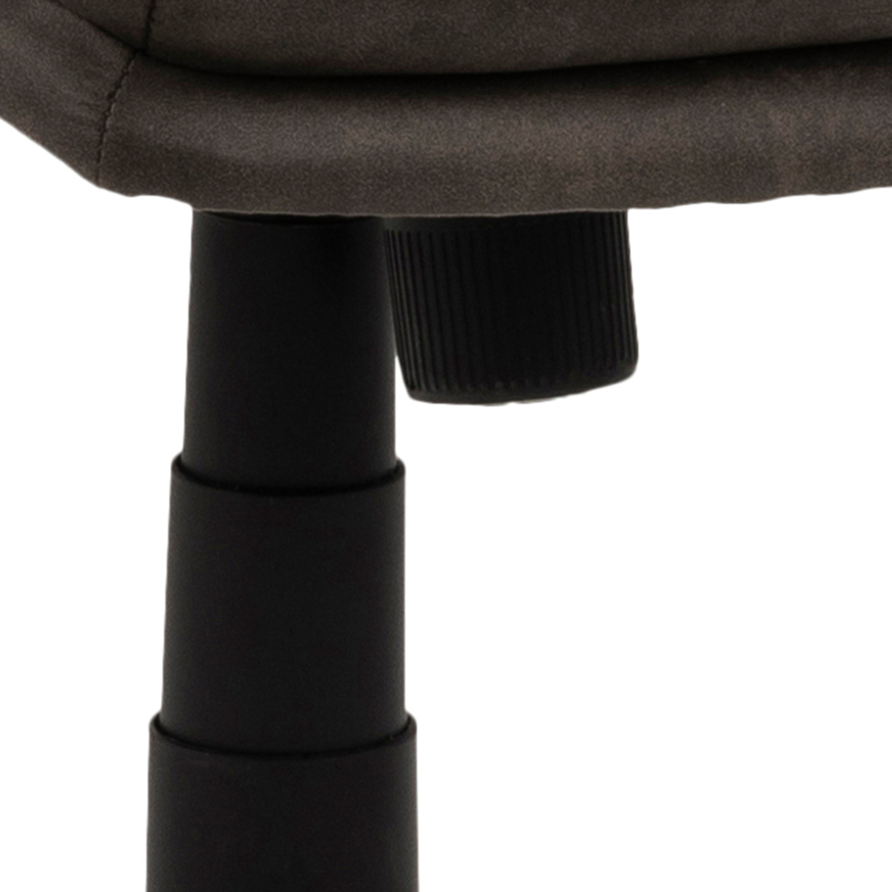 Brad Swivel Desk Chair with Armrest in Black – FTG, view 11