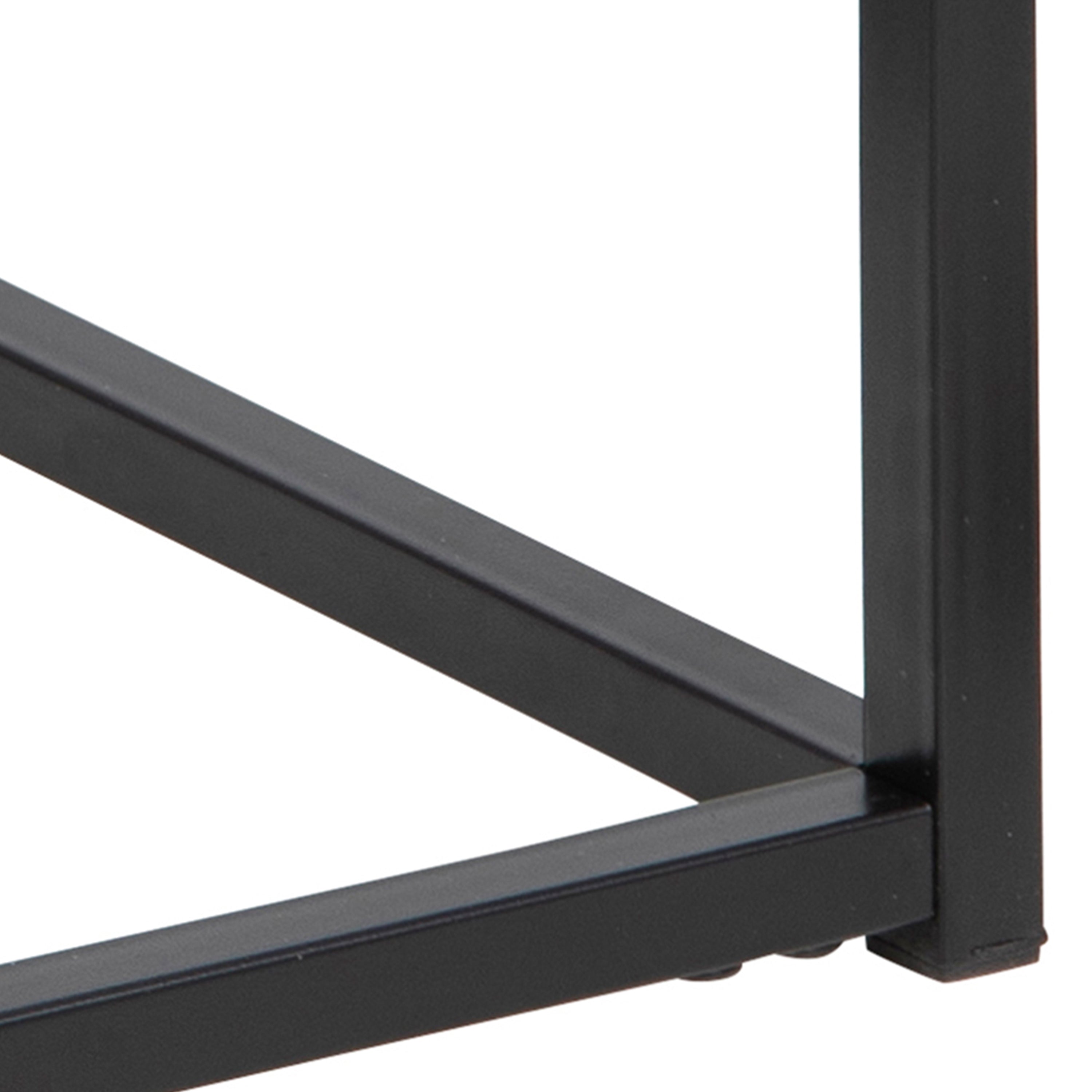 Mitra 1 Drawer Bedside Table in Black – FTG, view 9