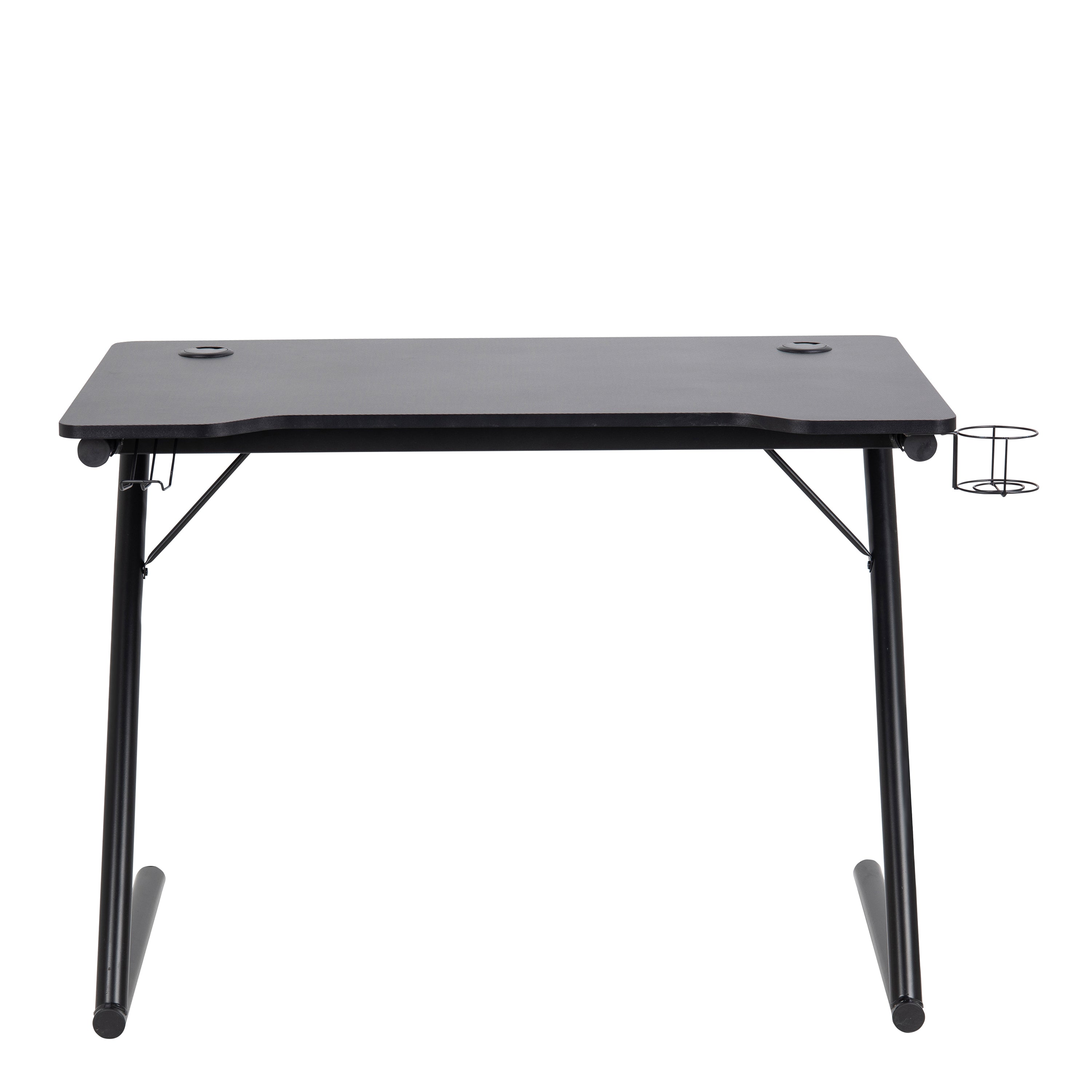 Trooper Gaming Desk in Black – FTG, view 2